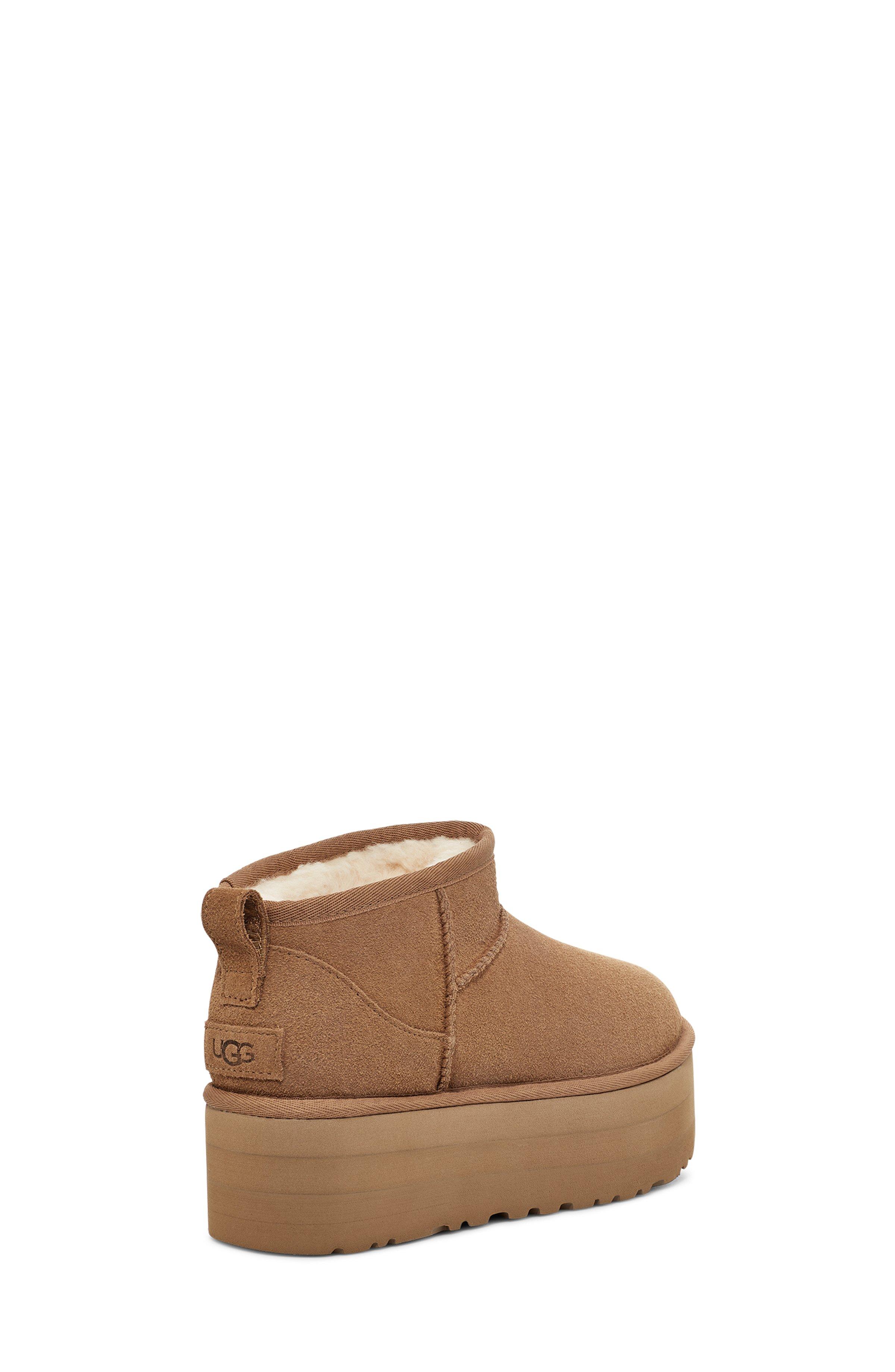 UGG Classic Ultra Mini Platform "Chestnut" Women's Boot - BROWN
