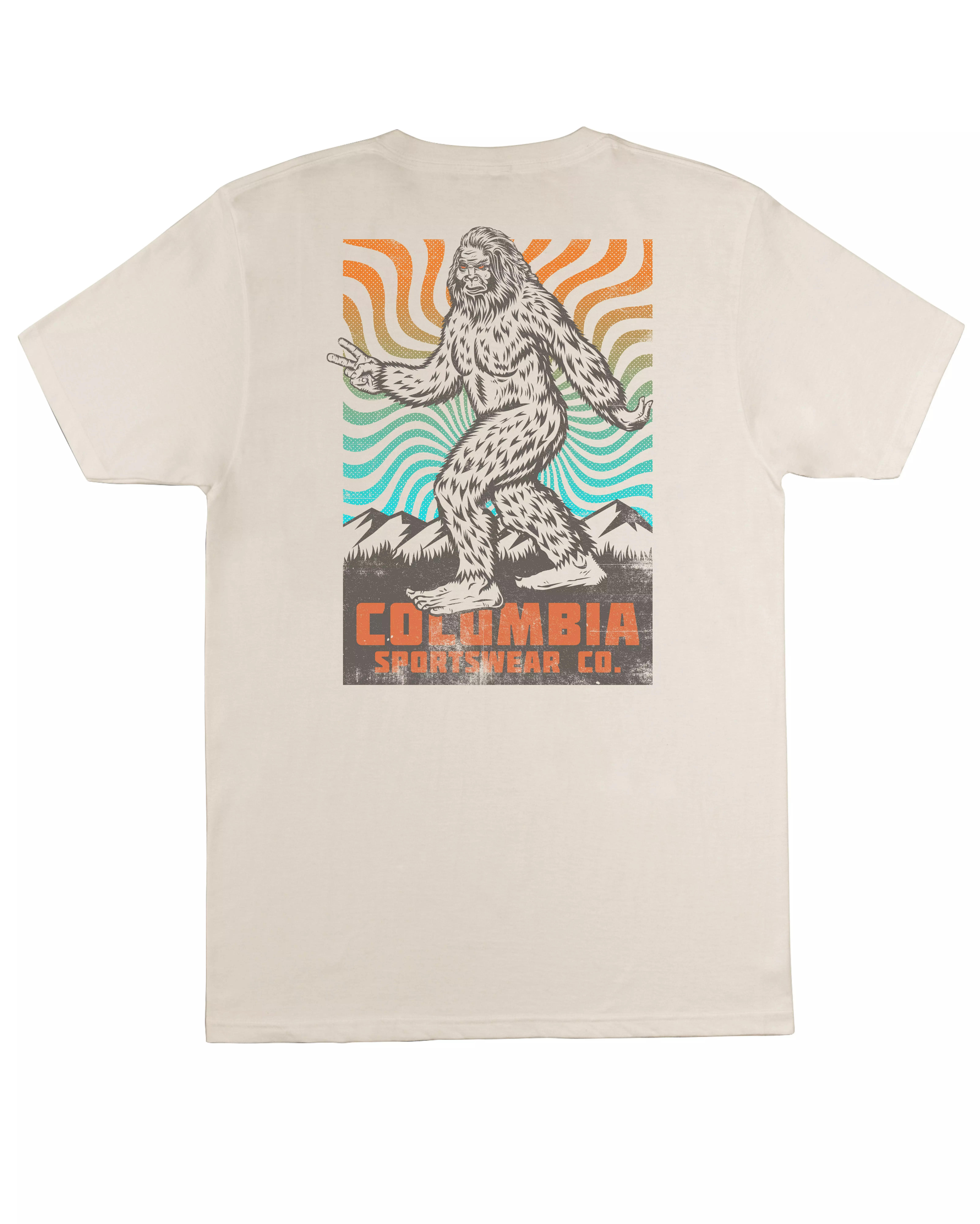 Columbia Men's Bigfoot Graphic Tee-Off-White - OFF-WHITE