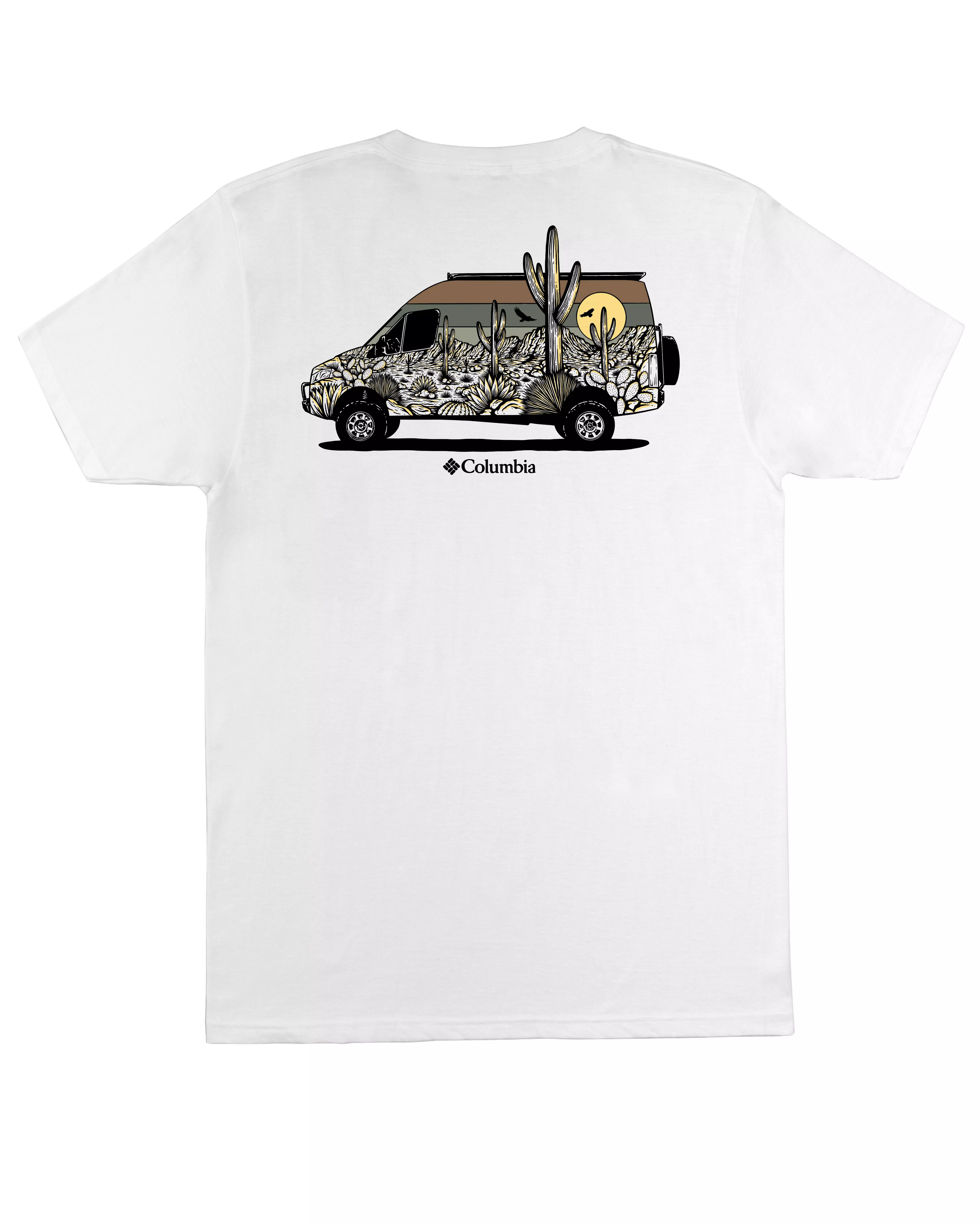 Columbia Men's Sonora Van Tee - WHITE