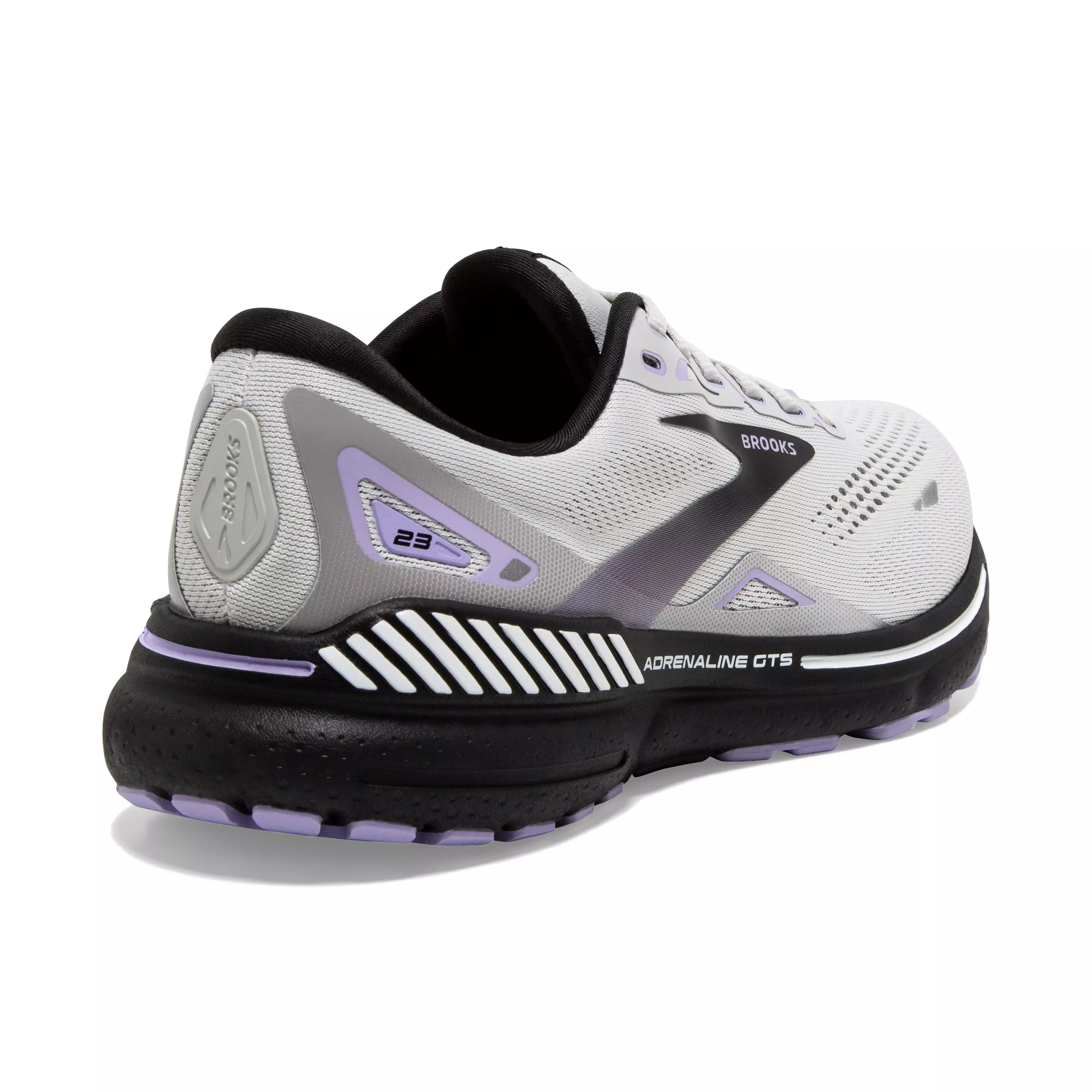 Brooks Adrenaline GTS 23 "Grey/Black/Purple" Women's Running Shoe - GREY