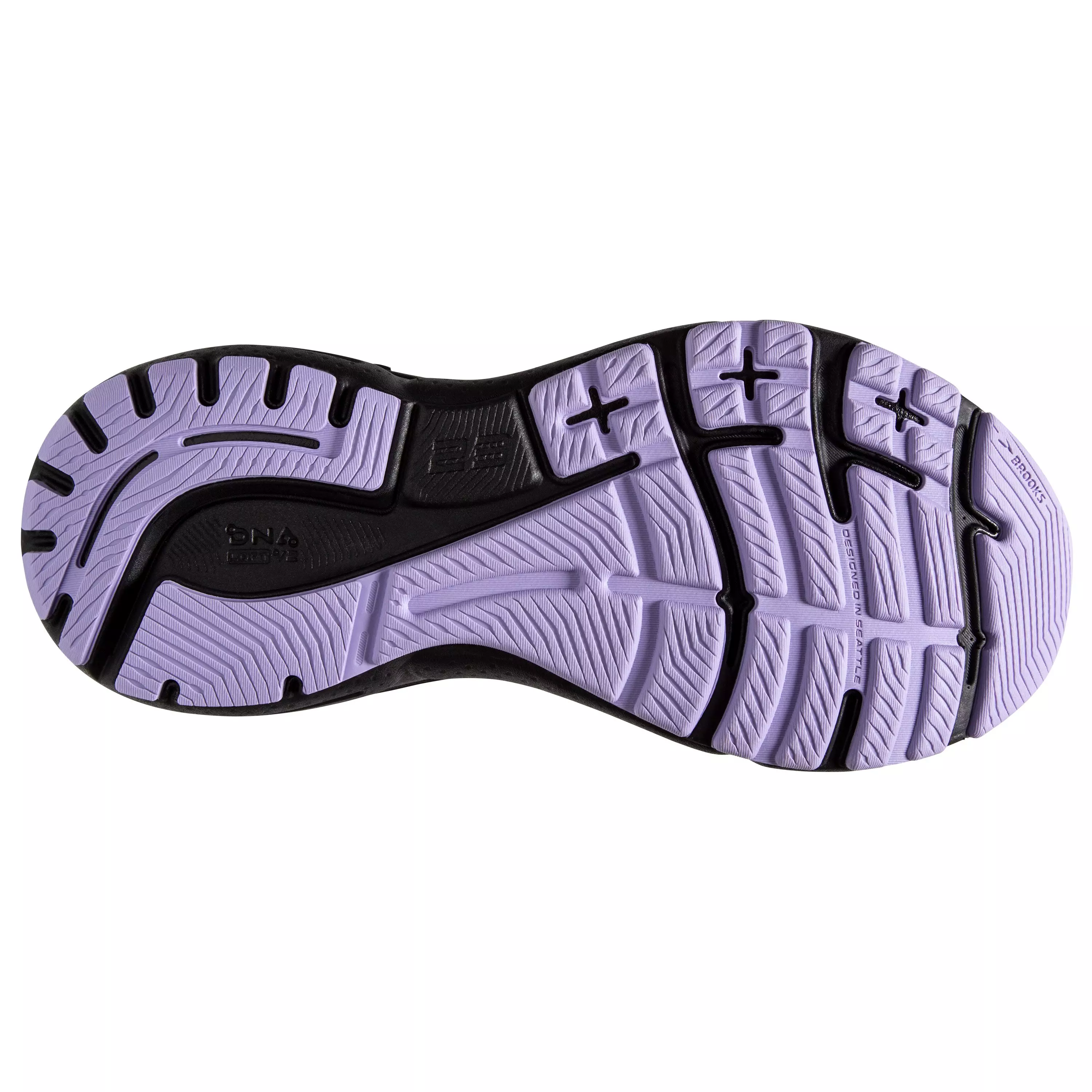 Brooks Adrenaline GTS 23 "Grey/Black/Purple" Women's Running Shoe - GREY