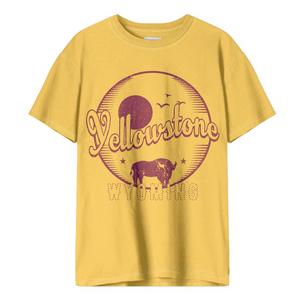 Philcos Women's Yellowstone Tee - Gold