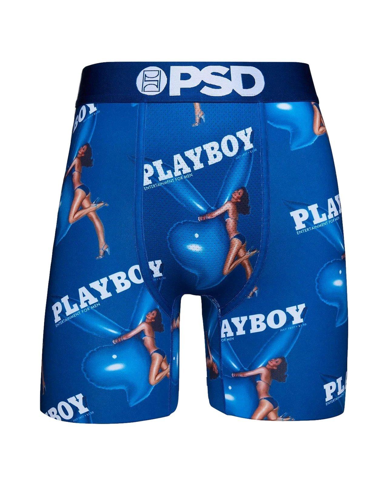 PSD Men's Playboy Balloon Underwear - BLUE Thumbnail View 1