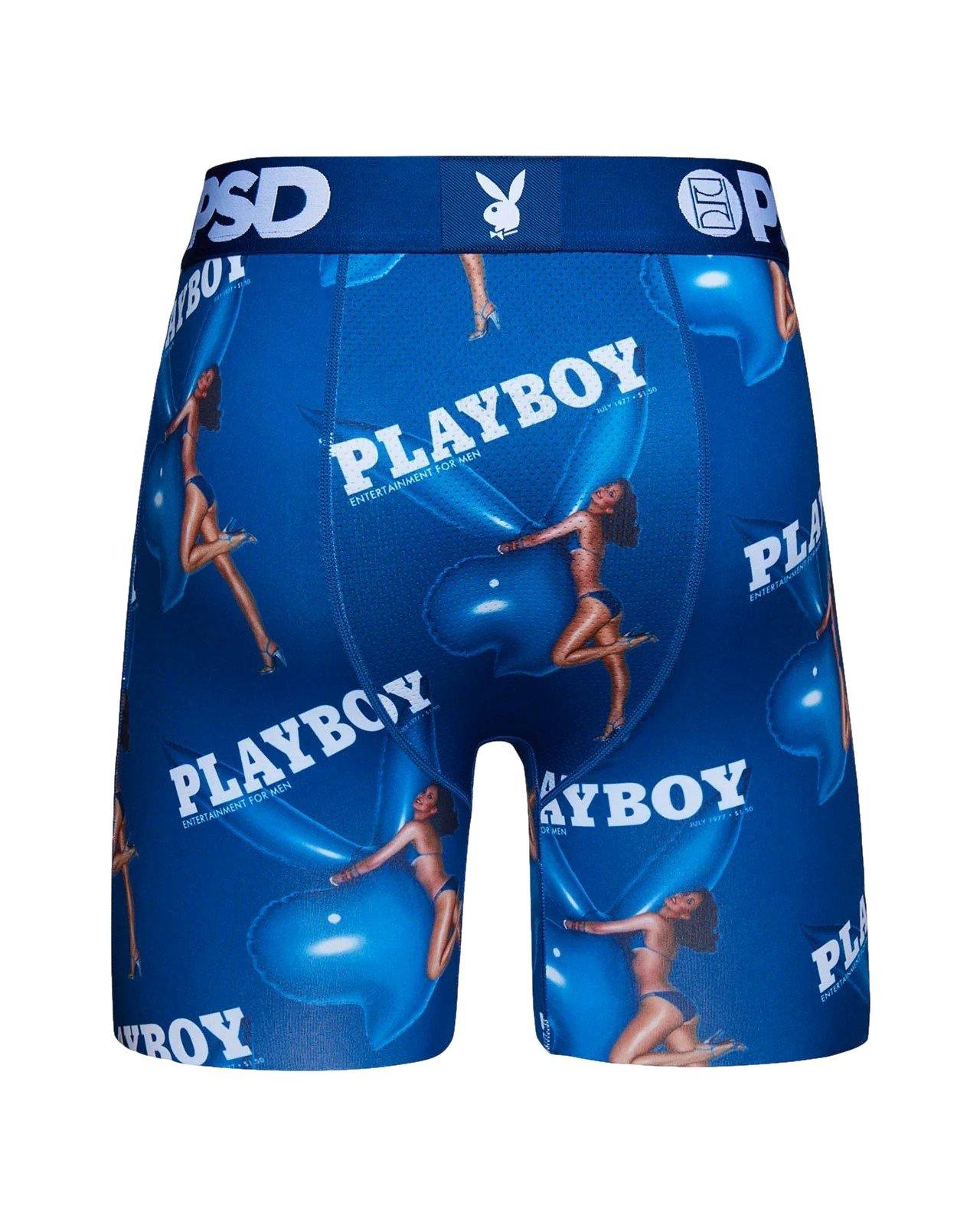 PSD Men's Playboy Balloon Underwear - BLUE Thumbnail View 2