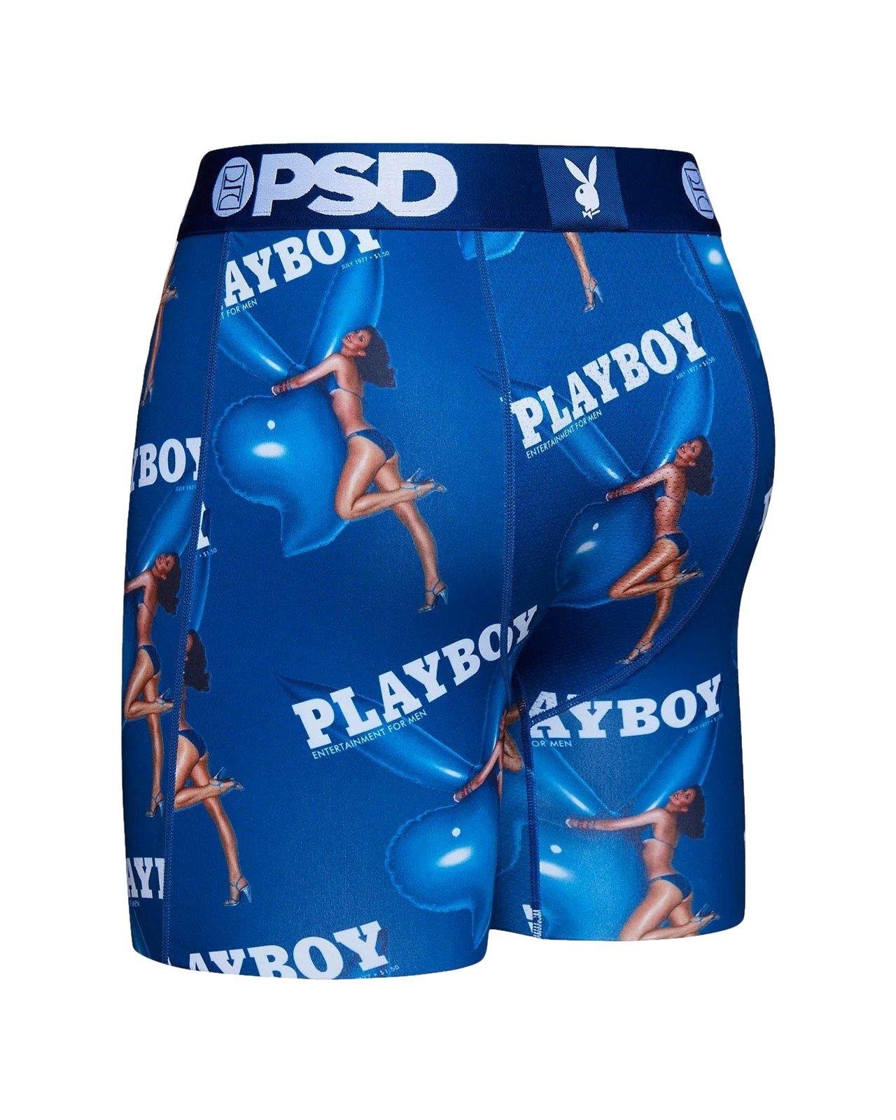 PSD Men's Playboy Balloon Underwear - BLUE Thumbnail View 4