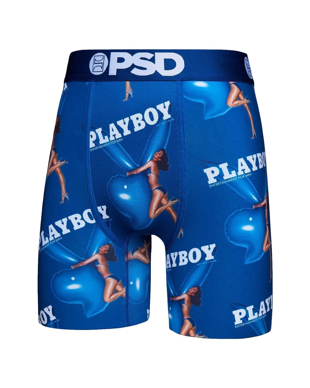 PSD Men's Playboy Balloon Underwear - BLUE Thumbnail View 3
