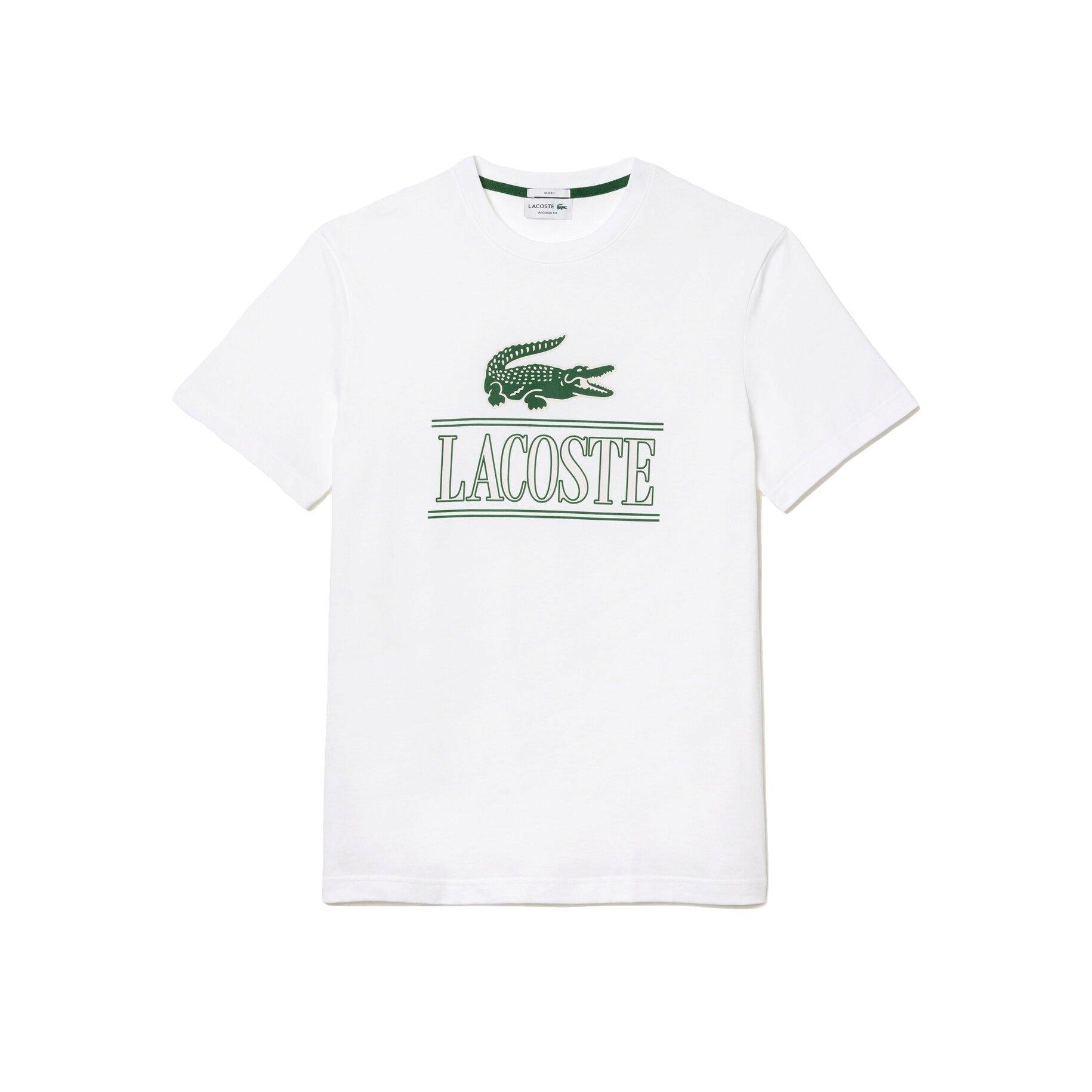 Lacoste Men's Varsity Tee - White - WHITE