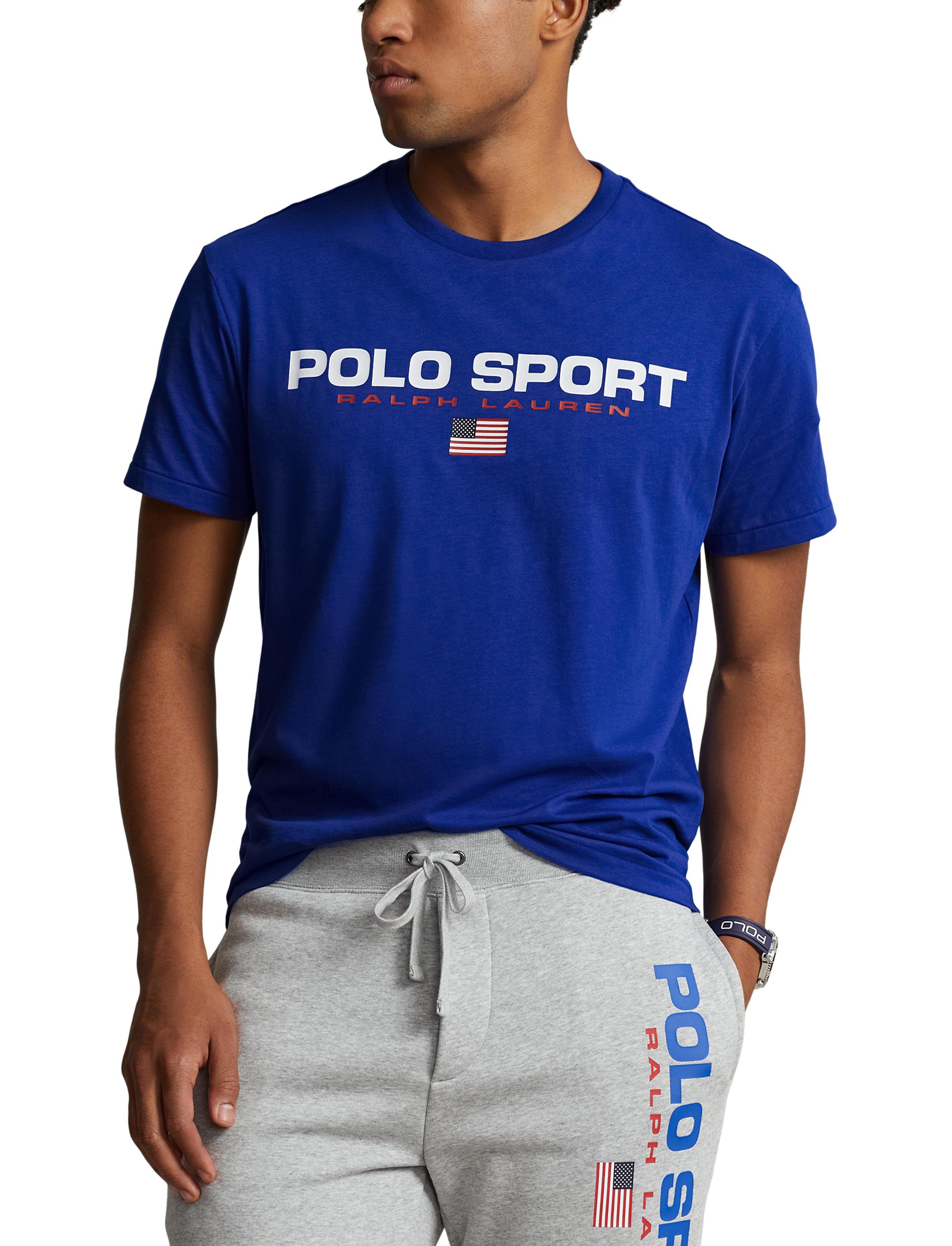 Polo Men's Sport Large Logo Tee-Royal - ROYAL