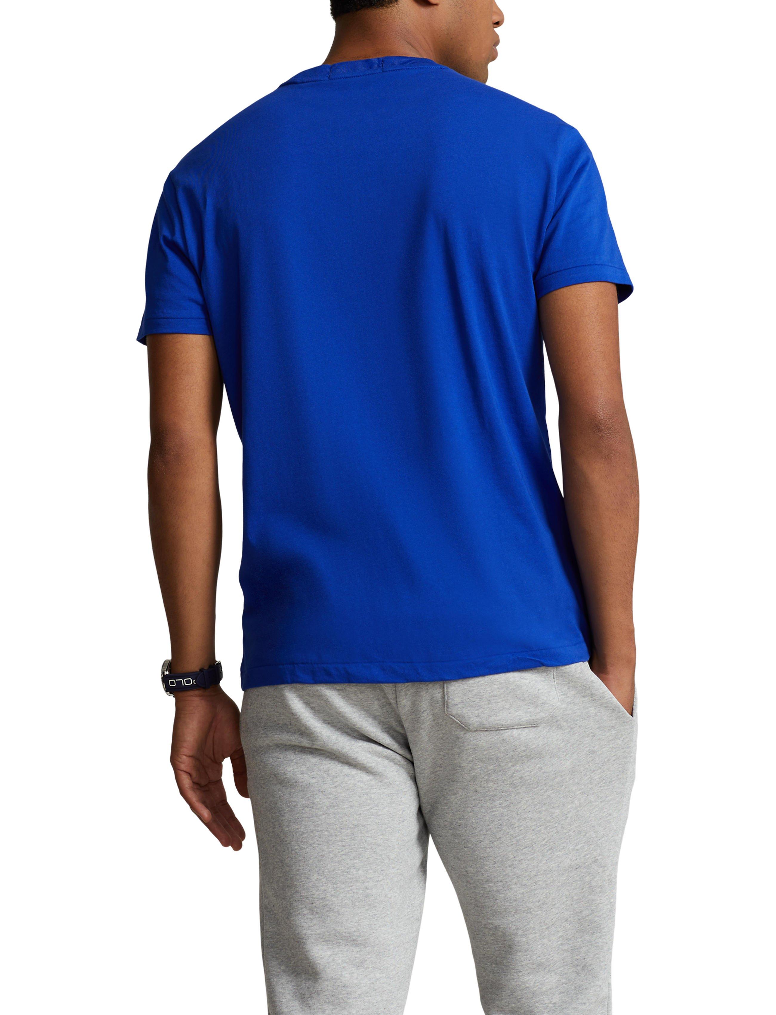 Polo Sport Large Logo Men's Royal Tee