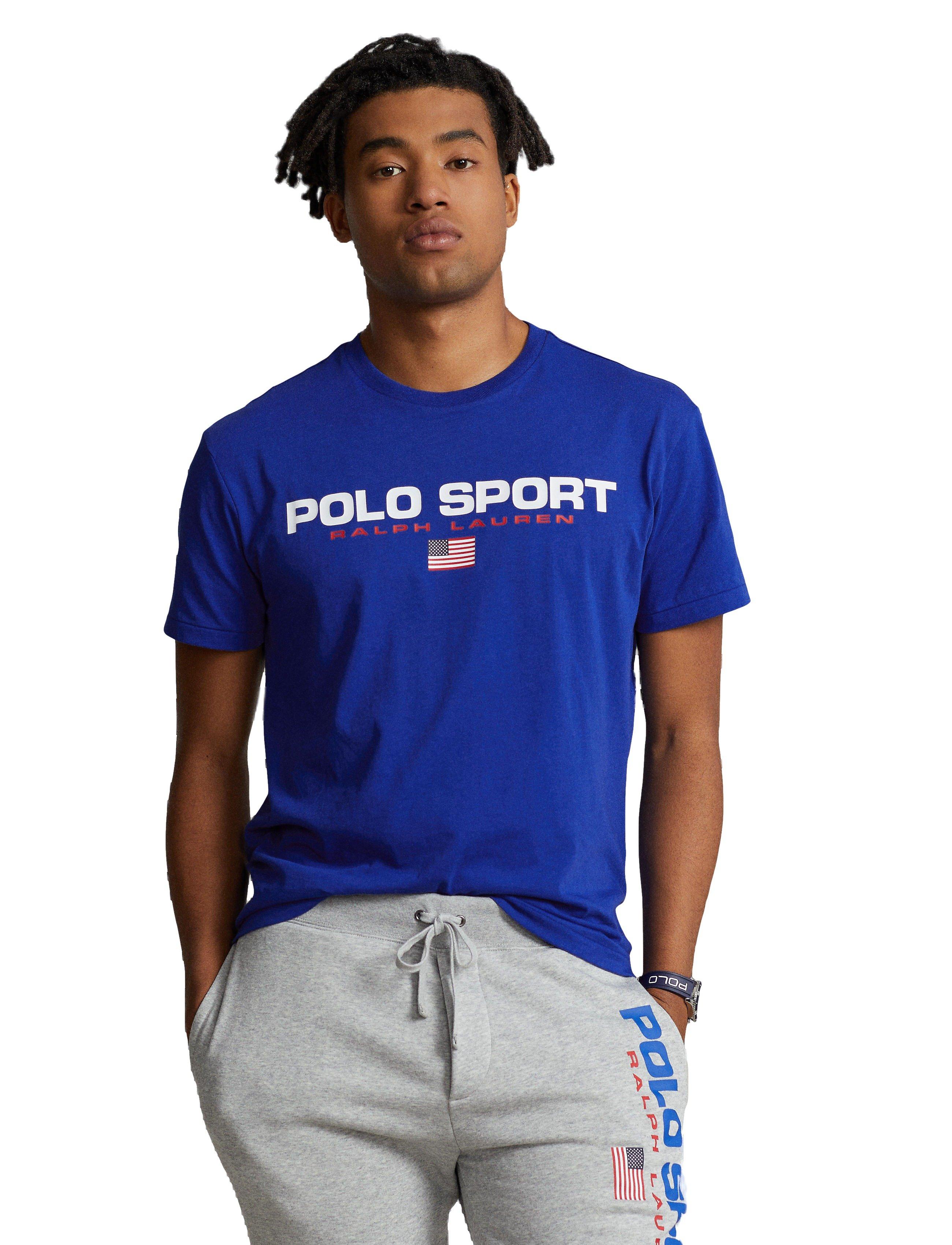 Polo Sport Large Logo Men's Royal Tee