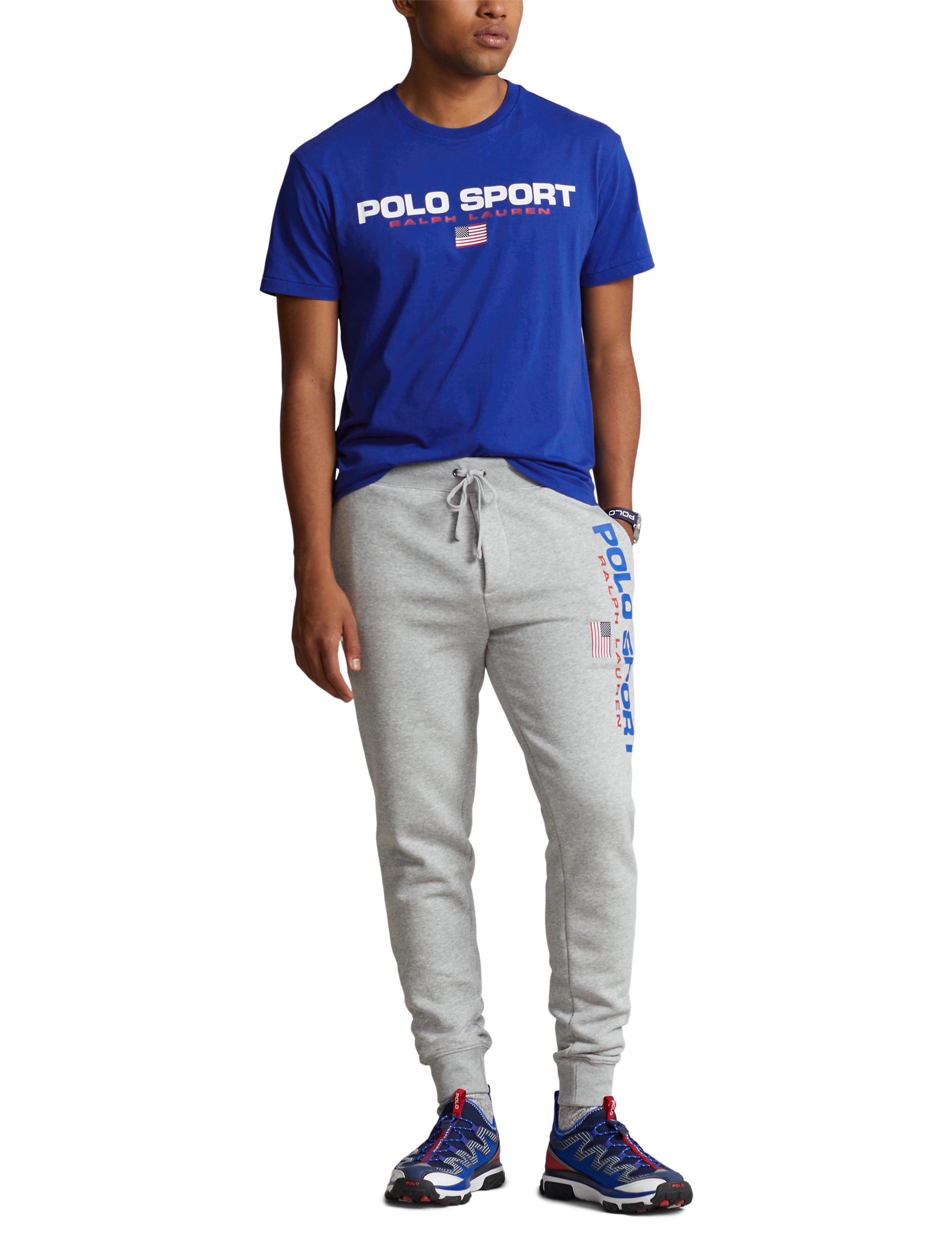 Polo Sport Large Logo Men's Royal Tee