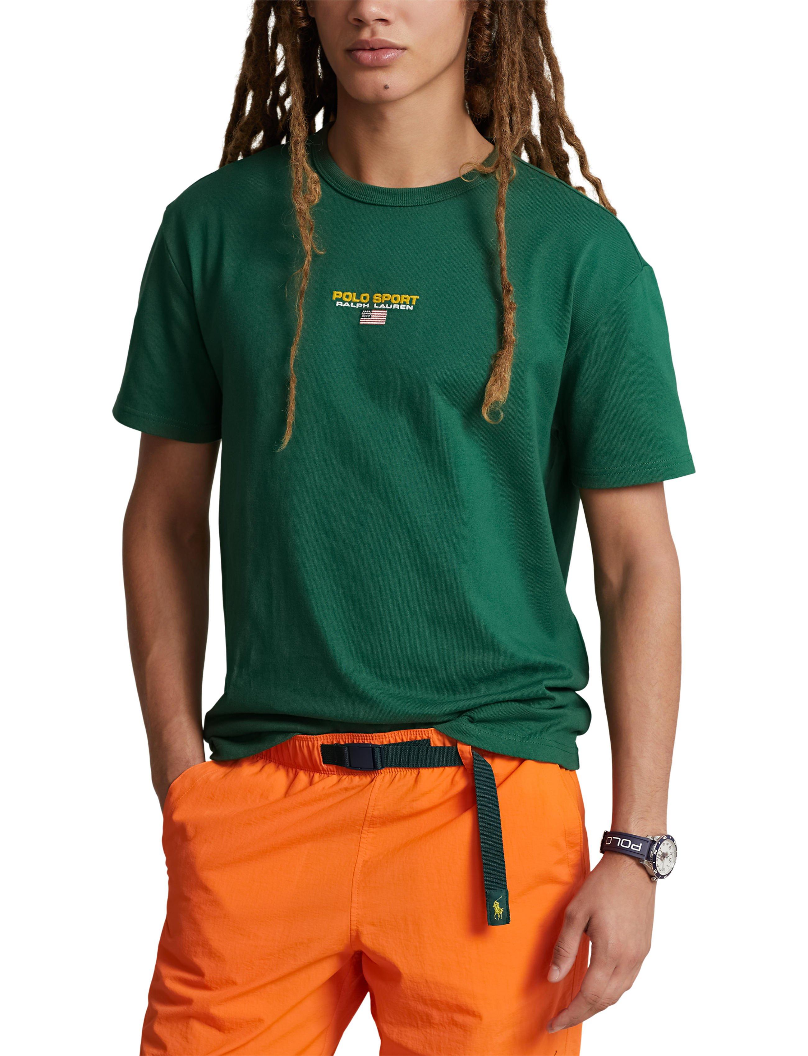 Polo Men's Sport Mini Logo Tee - GREEN Thumbnail View 1