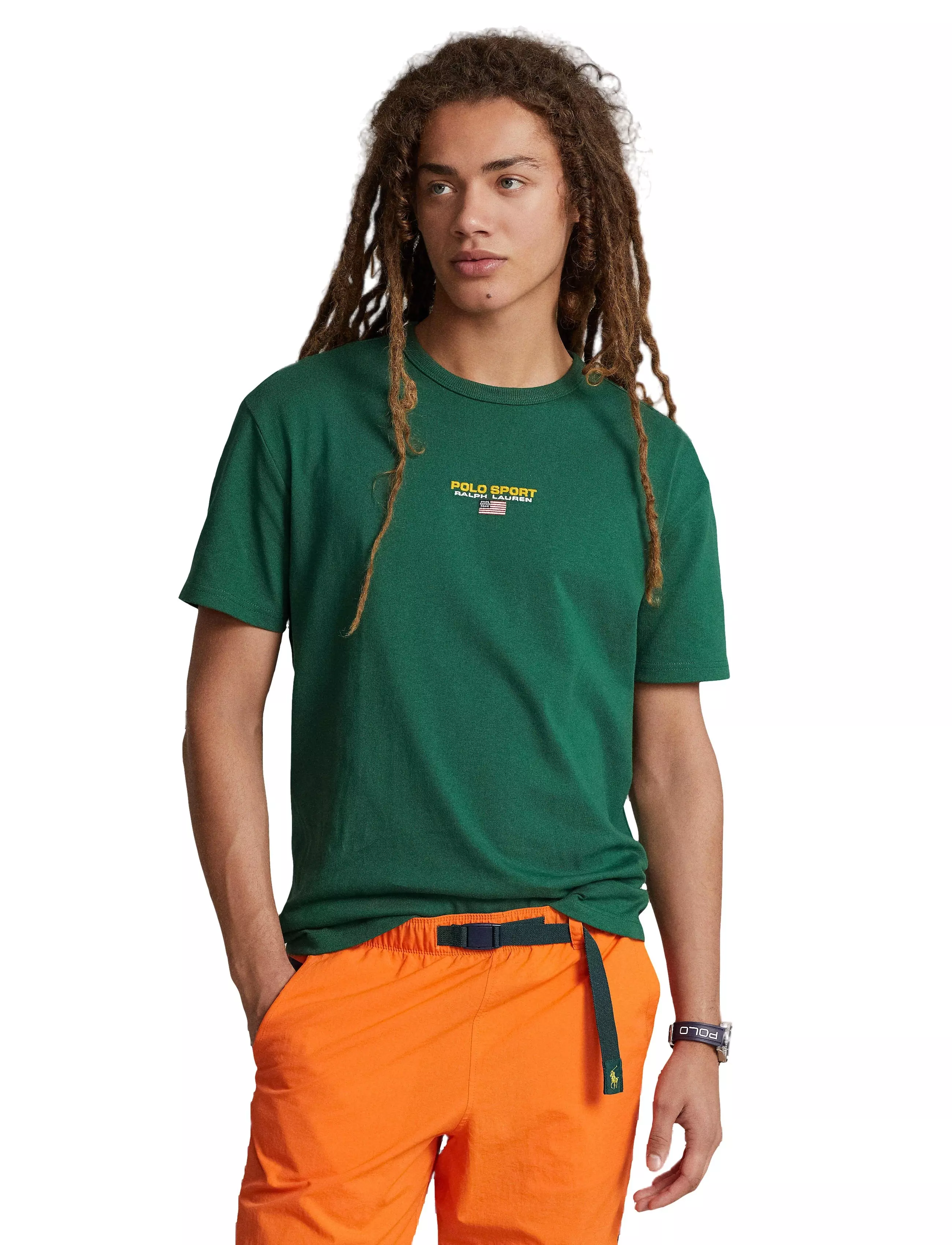 Polo Men's Sport Mini Logo Tee - GREEN