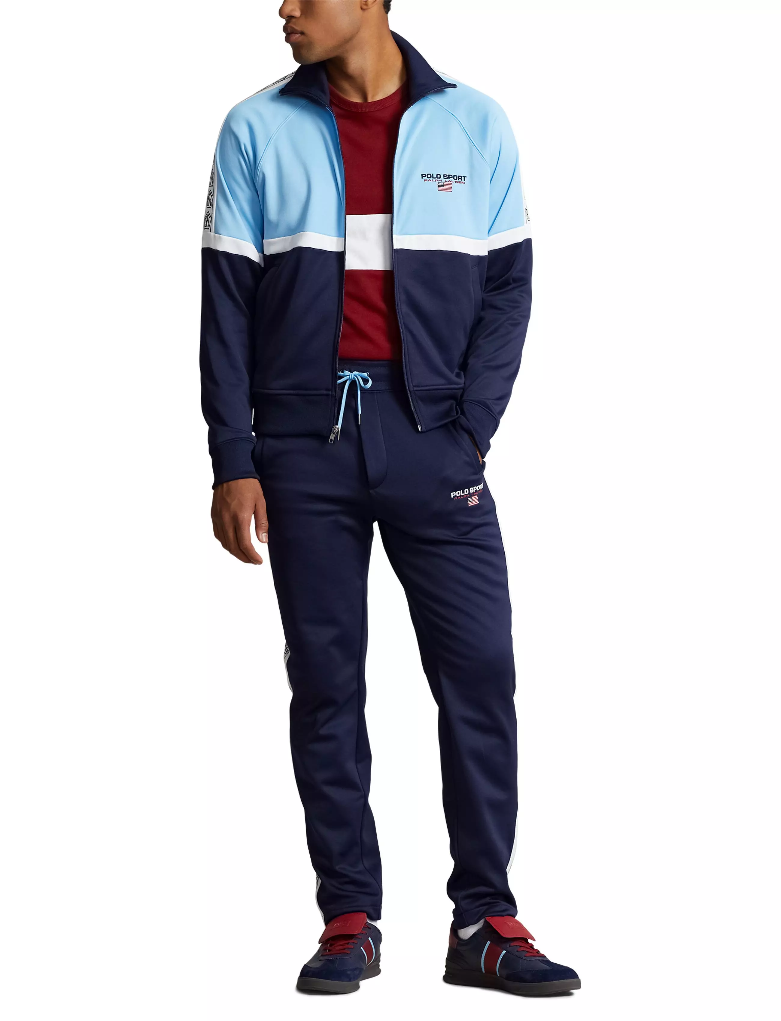 Polo Men's Sport Track Pants-Navy - NAVY