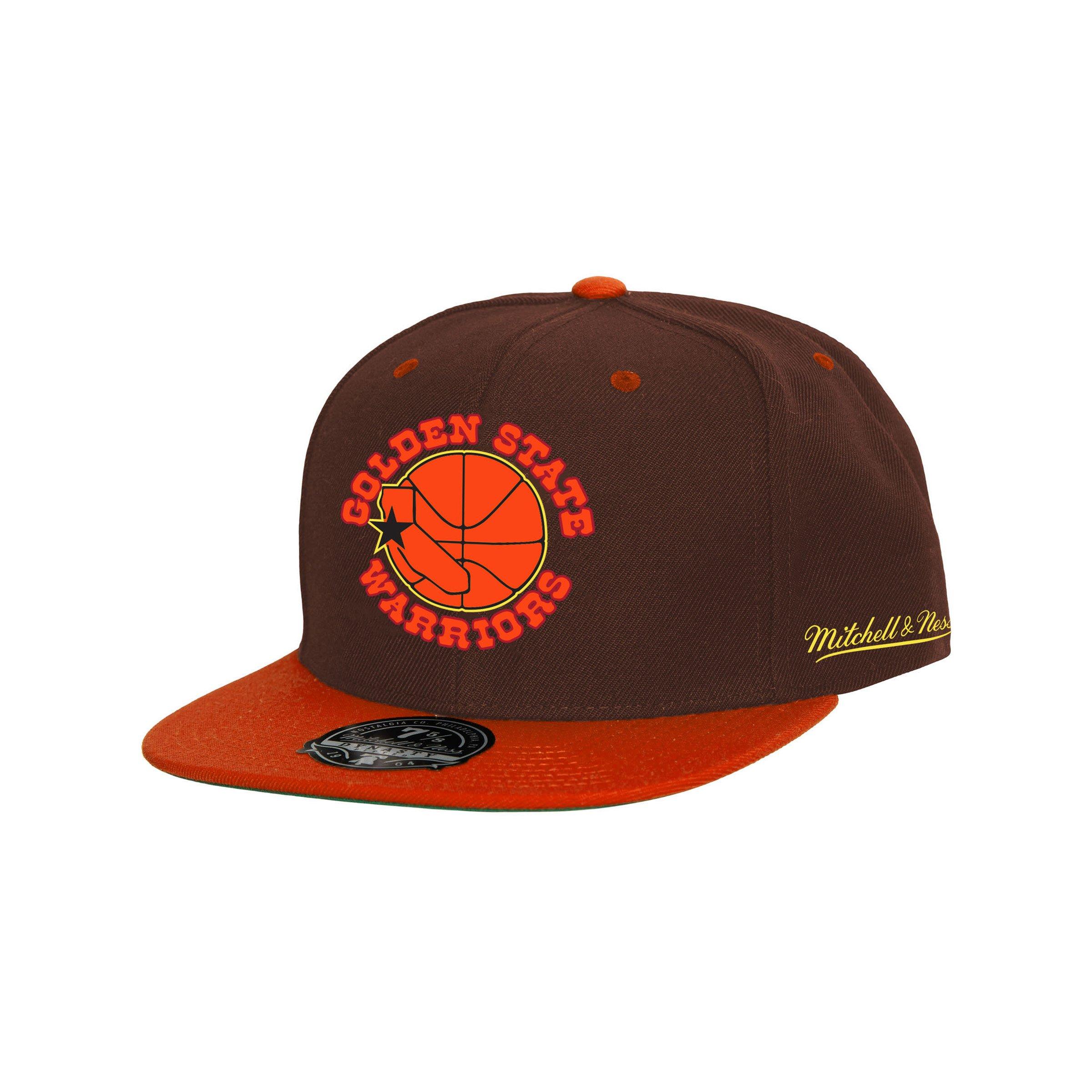 Mitchell &amp; Ness Golden State Warriors '75 All Star Game Fitted-Brown - BROWN