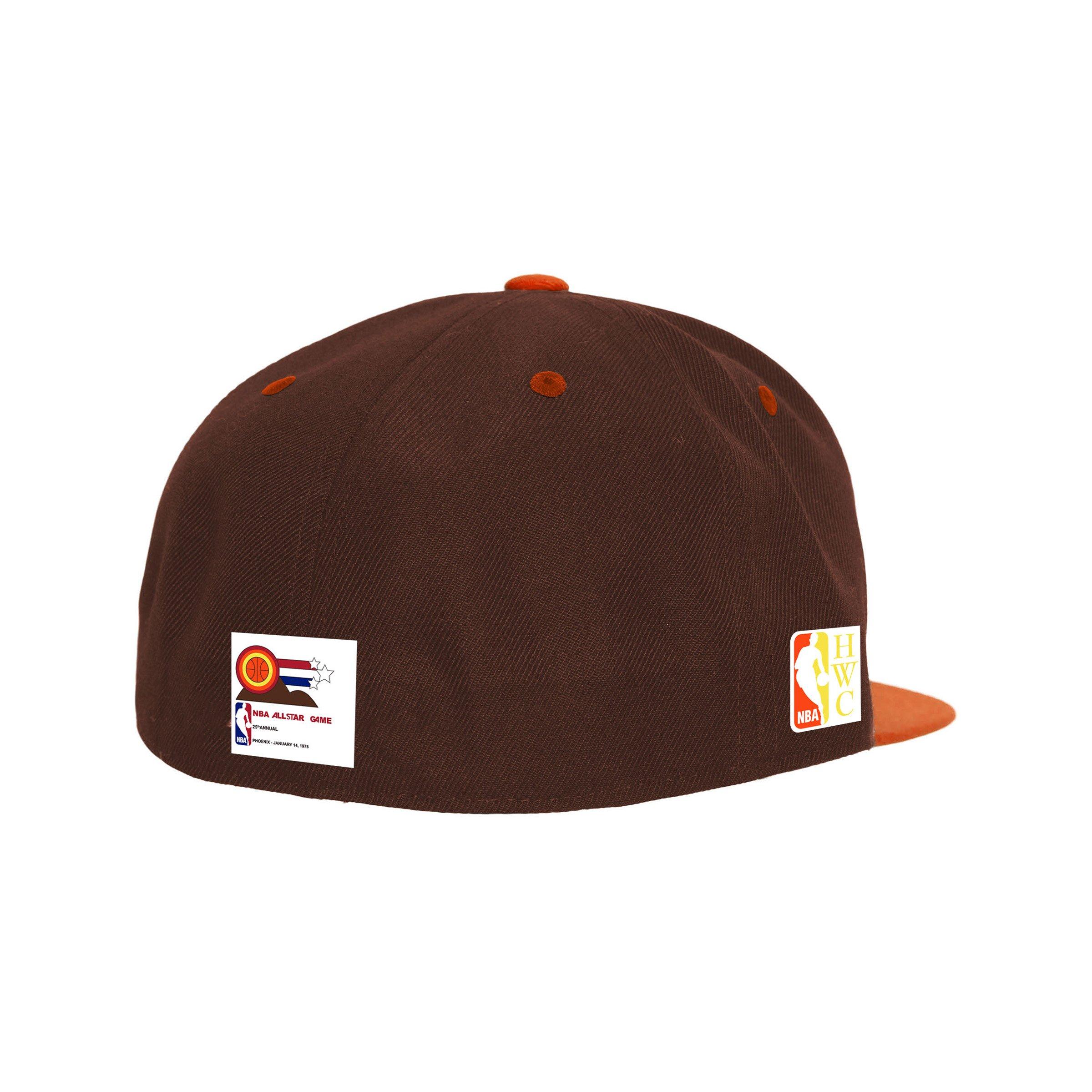 Mitchell & Ness Golden State Warriors '75 All Star Game Brown Fitted