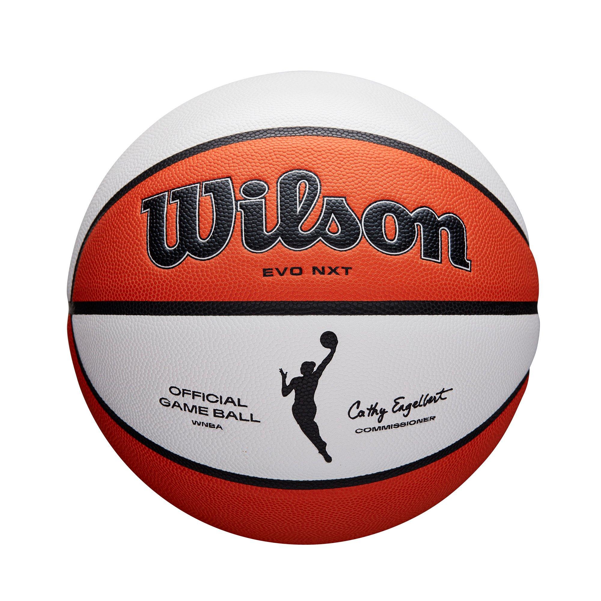 Wilson WNBA Official Game Basketball 28.5" - WHITE/ORANGE