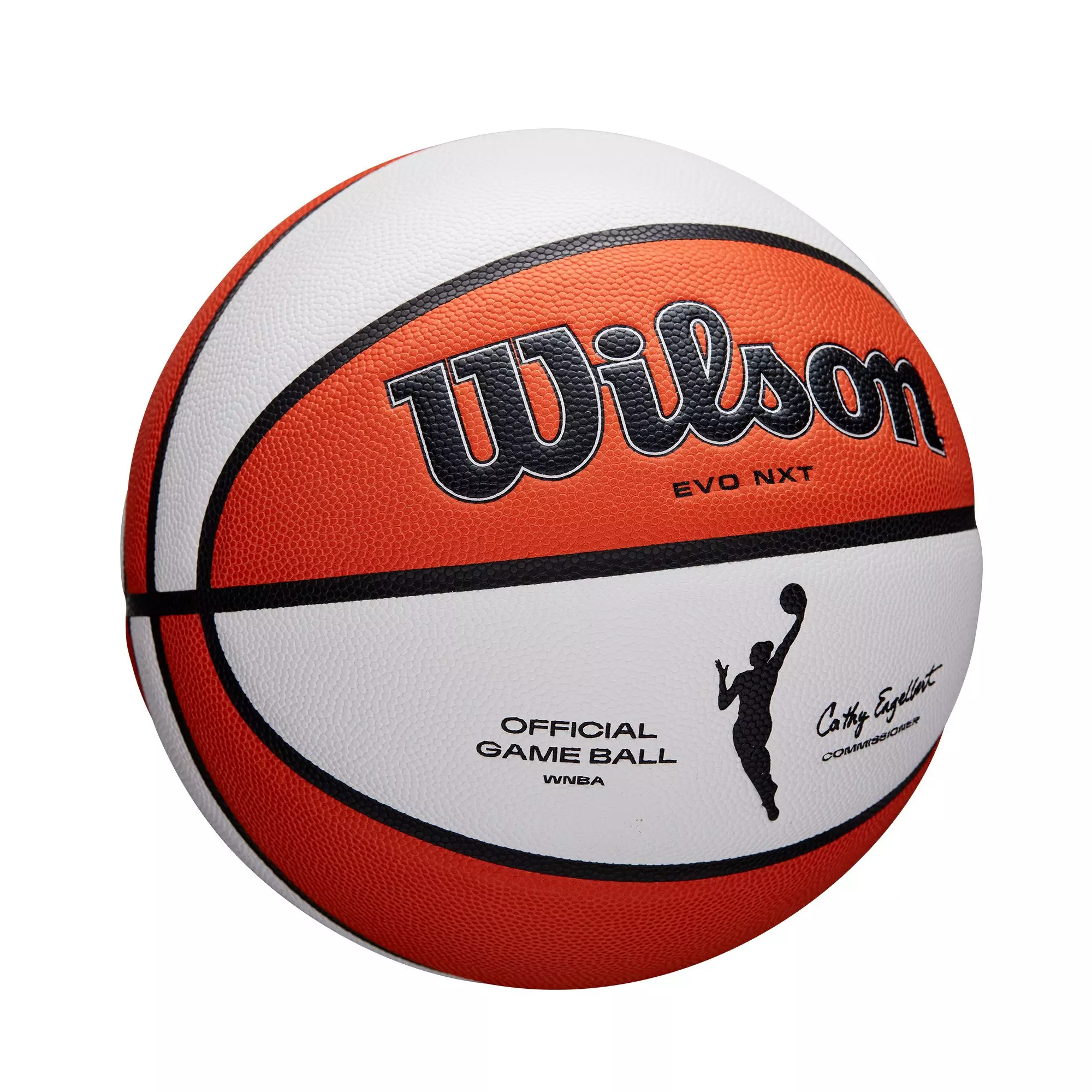 Wilson WNBA Official Game Basketball 28.5" - WHITE/ORANGE