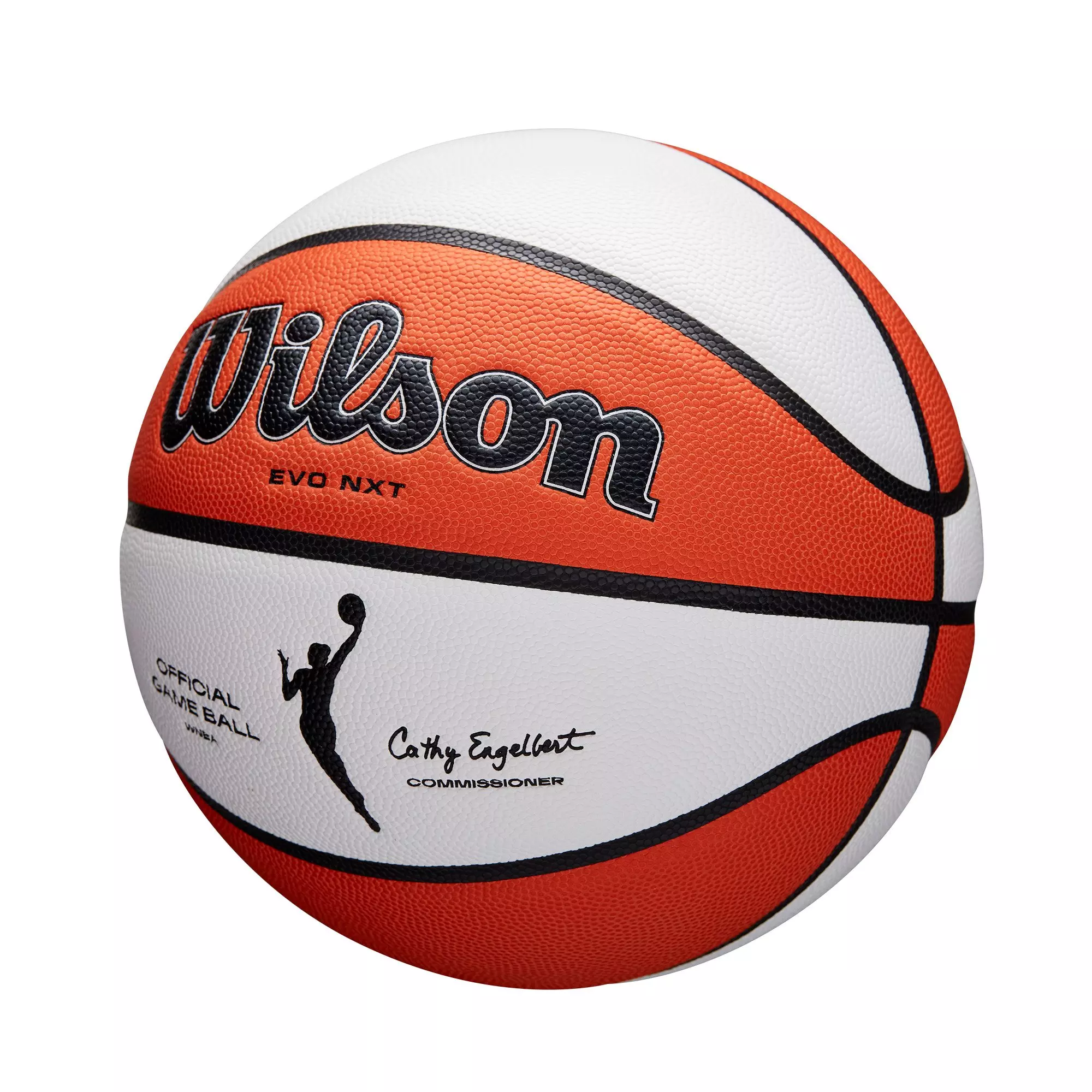 Wilson WNBA Official Game Basketball 28.5" - WHITE/ORANGE