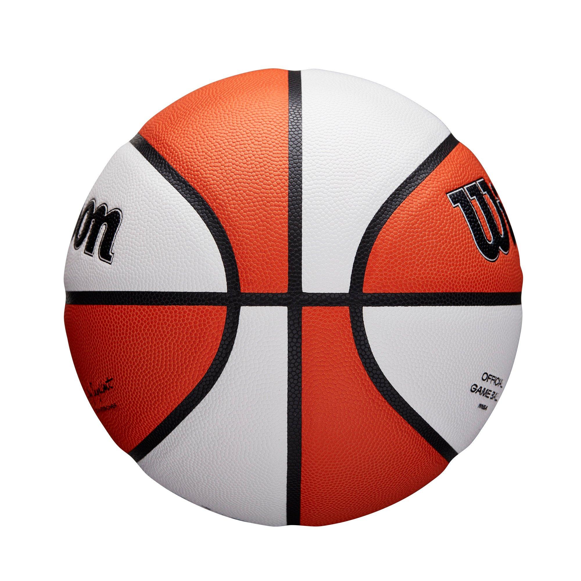 Wilson WNBA Official Game Basketball 28.5" - WHITE/ORANGE
