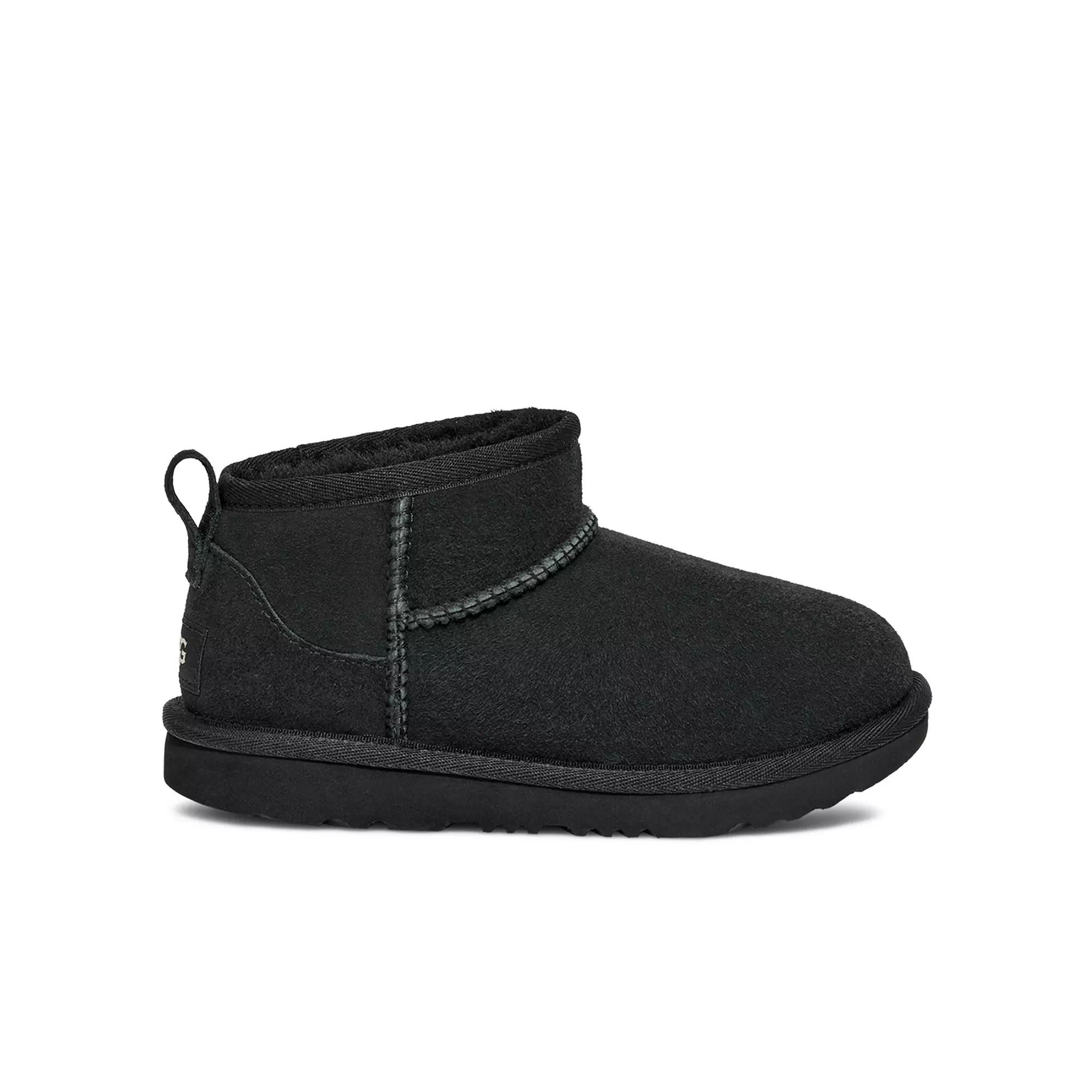 UGG Classic Ultra Mini "Black" Grade School Girls' Boot - BLACK