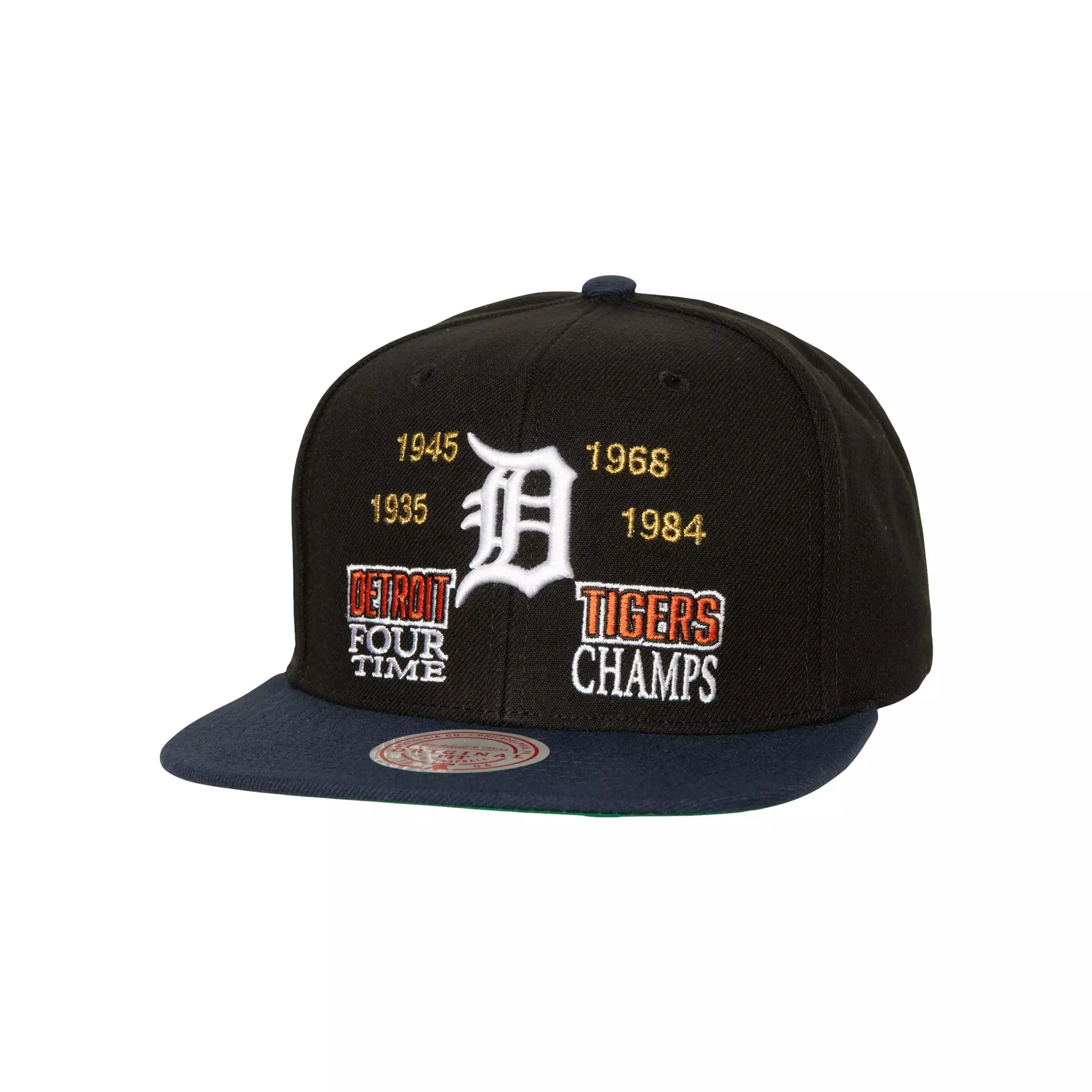 Mitchell & Ness Detroit Tigers Champ is Here Snapback - BLACK/NAVY