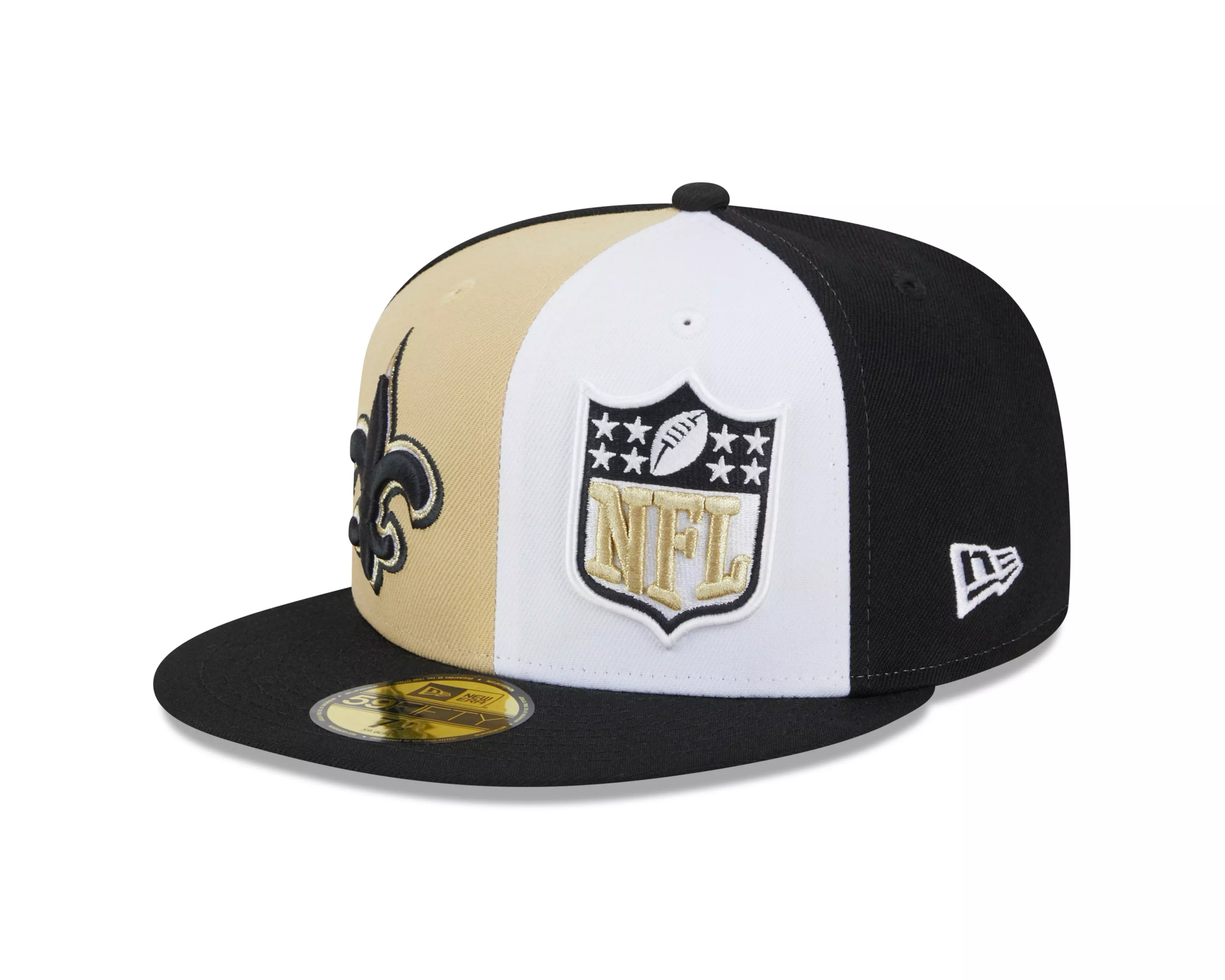 New Era New Orleans Saints 59FIFTY '23 NFL Sideline Fitted Hat - BLACK