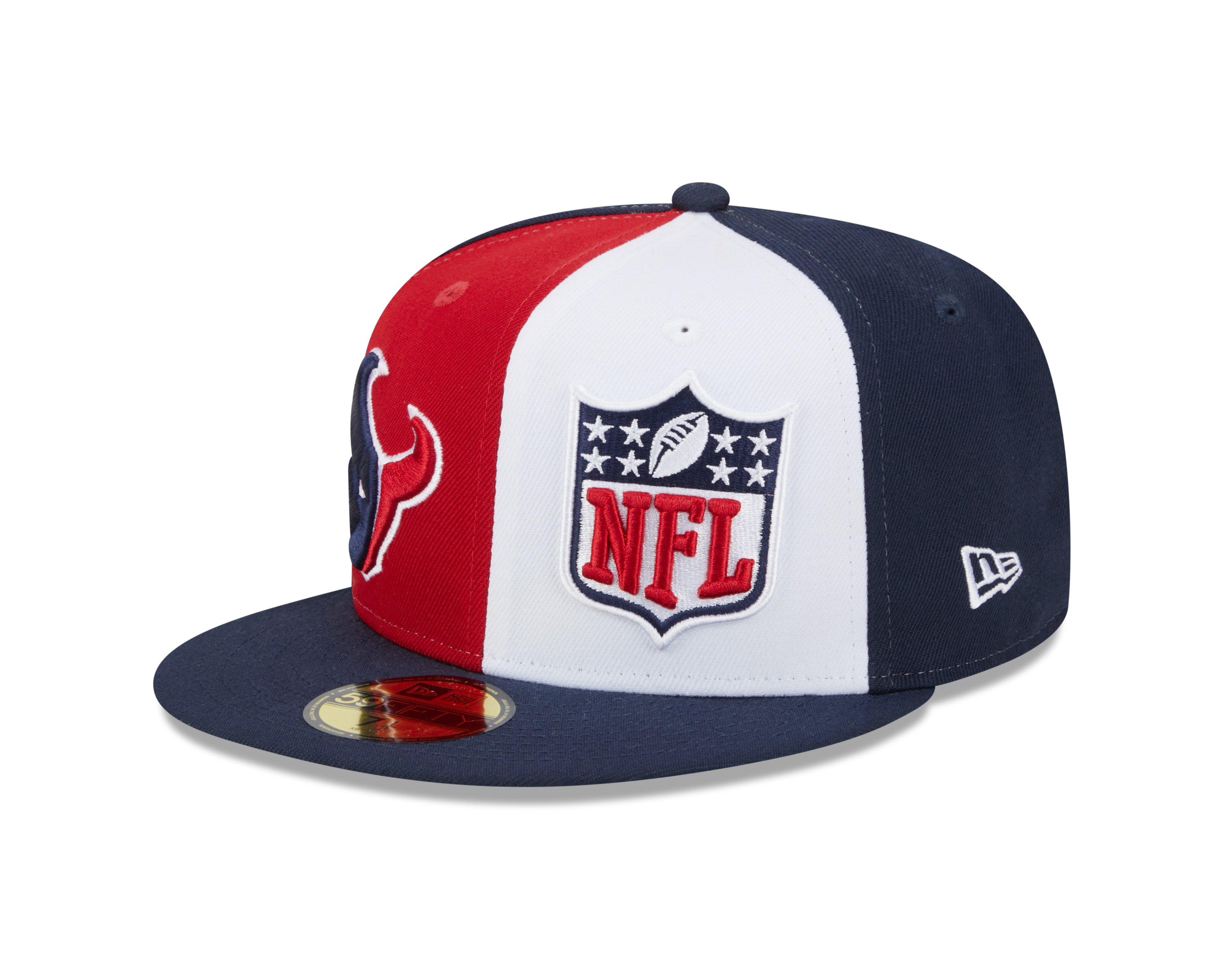 Houston Texans New Era Logo Color Dim 59FIFTY Fitted Hat - Black