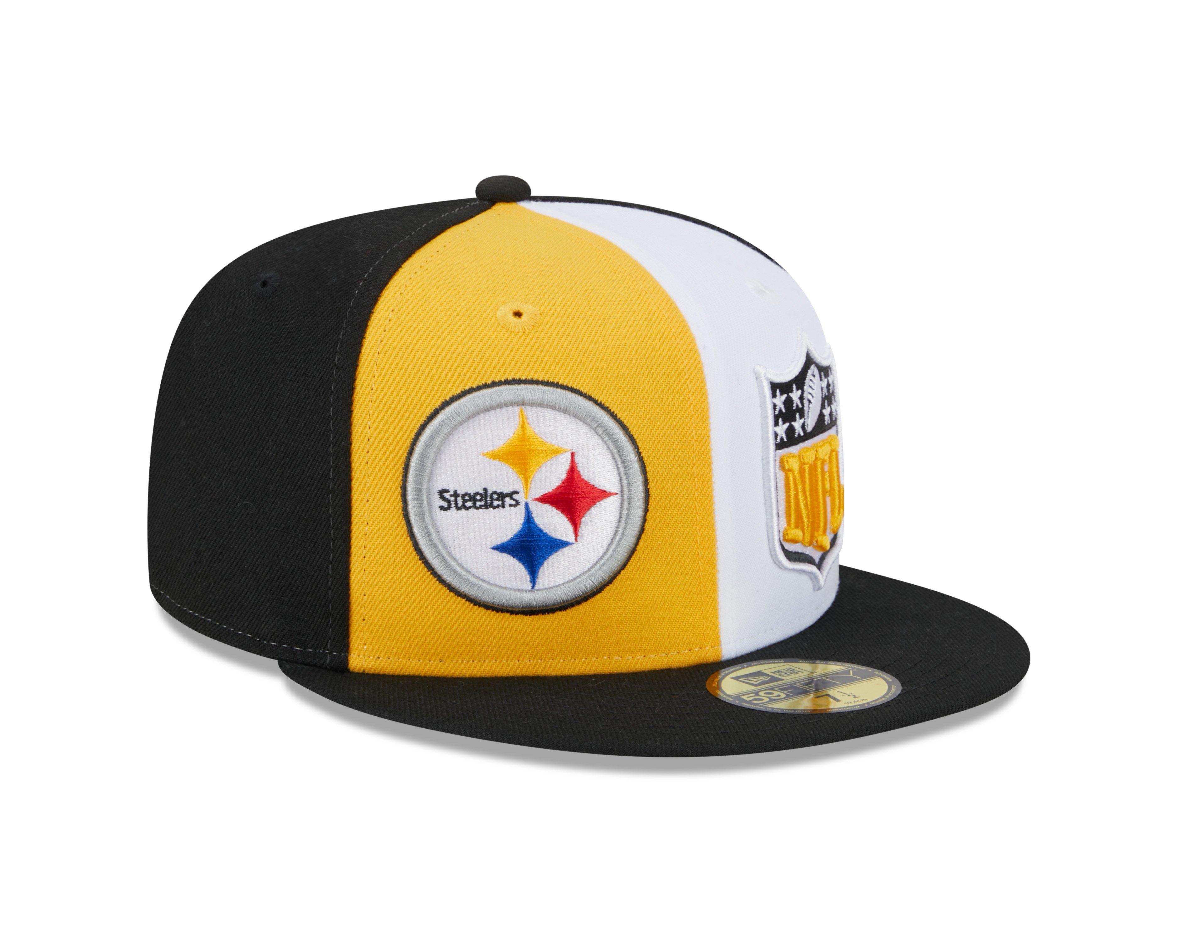 Pittsburgh Steelers NFL FOOTBALL REEBOK NFL EQUIPMENT Size 7 Fitted Cap Hat!