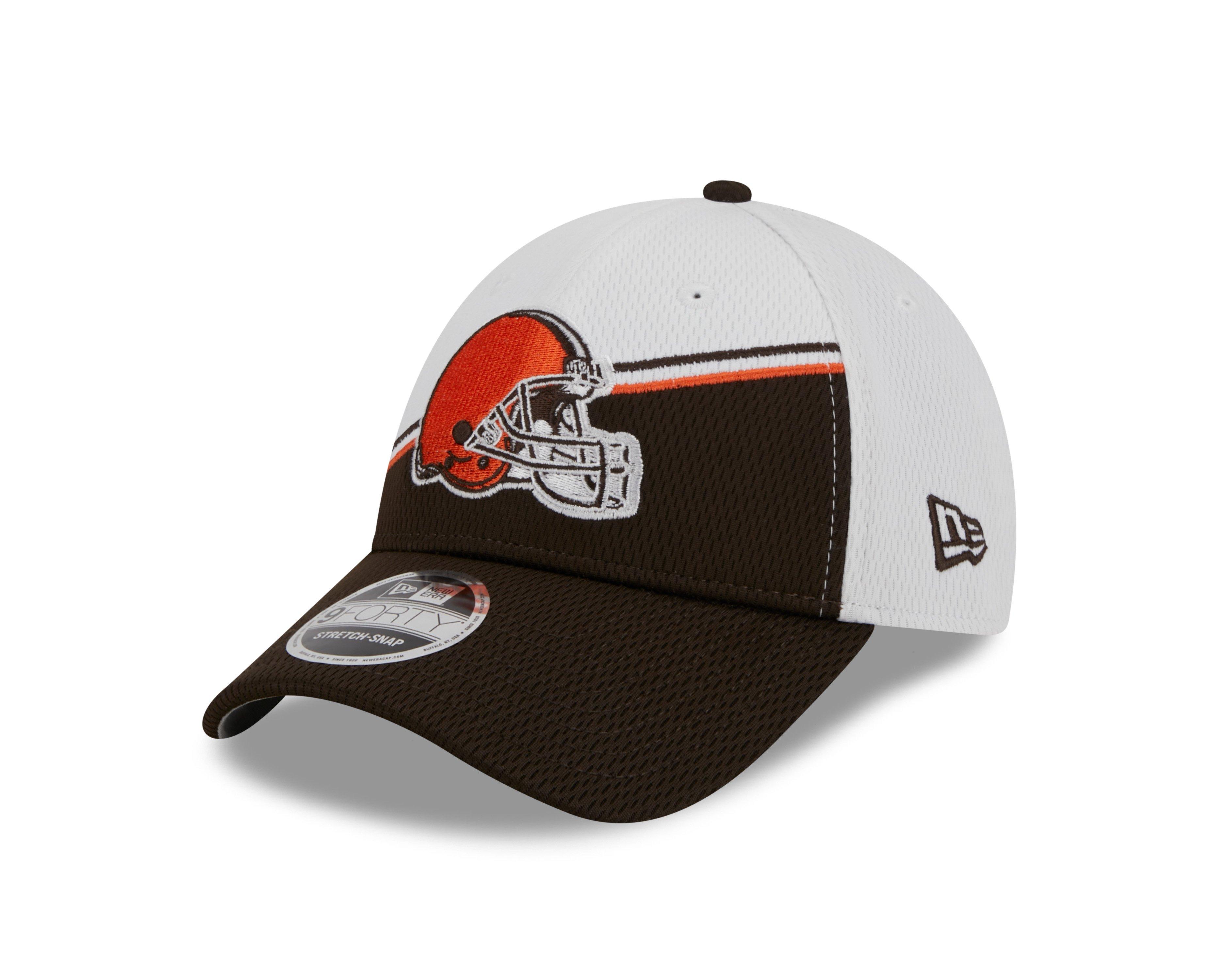 New Era Men's Brown Cleveland Browns 9FORTY Trucker Snapback Hat