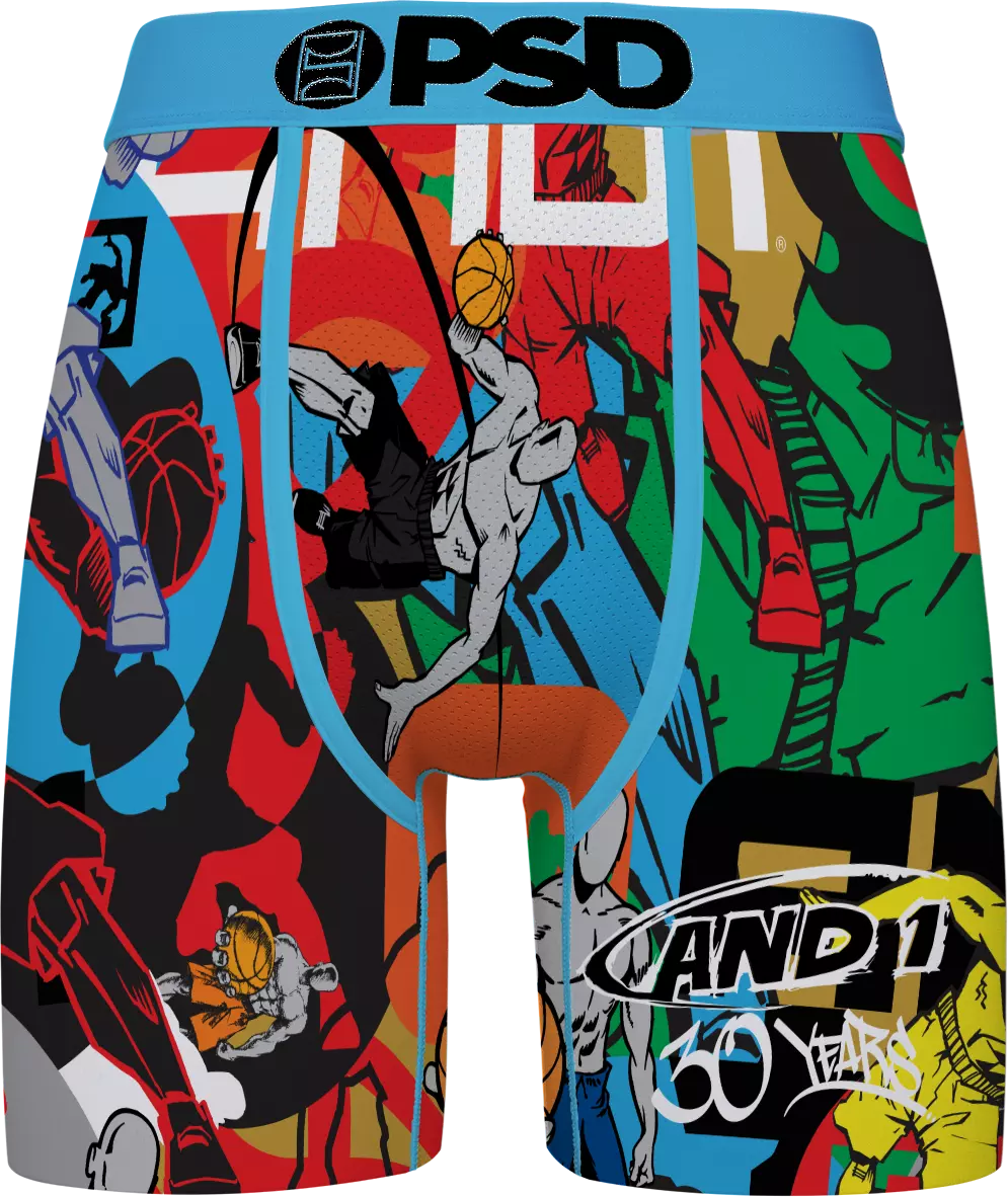 PSD Men's And1 30 Years Underwear - MULTI-COLOR