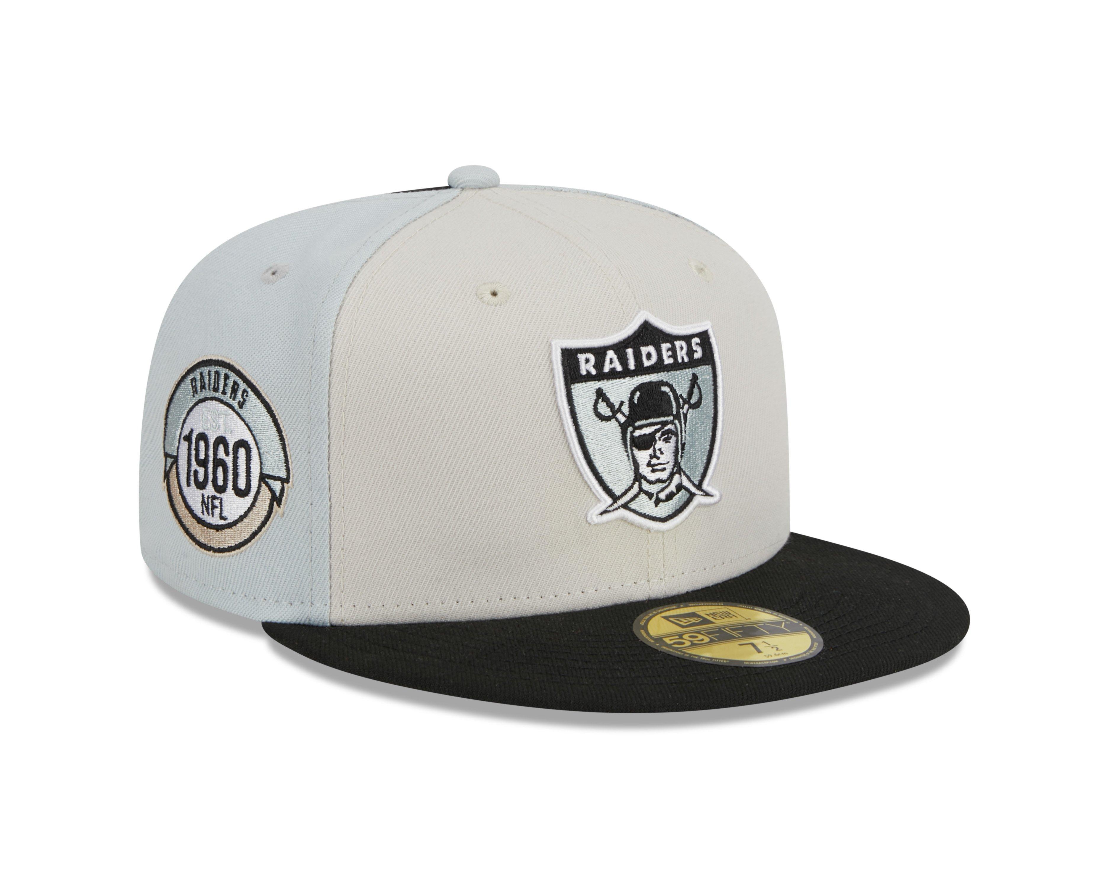 Oakland Raiders NFL-SHIELD Black Fitted Hat by Reebok