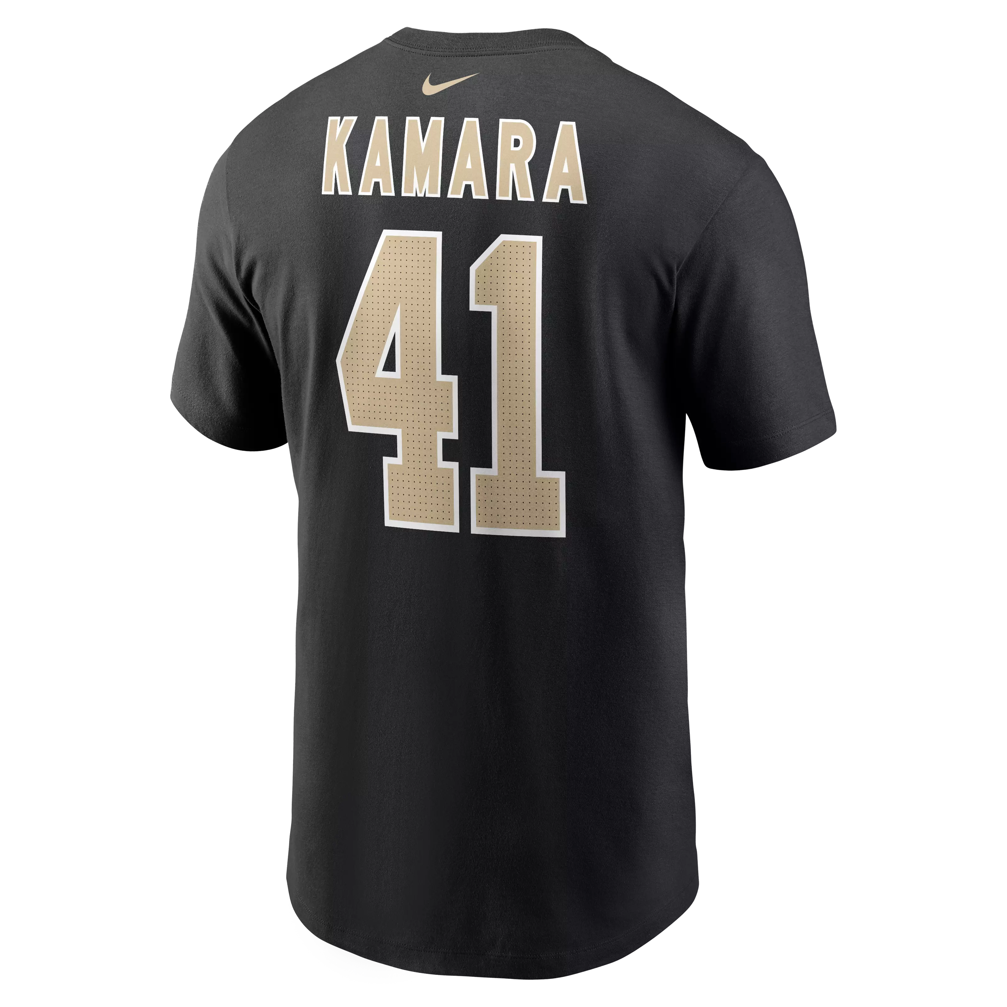 Nike Men's Alvin Kamara New Orleans Saints Player Pride Short Sleeve Top - BLACK