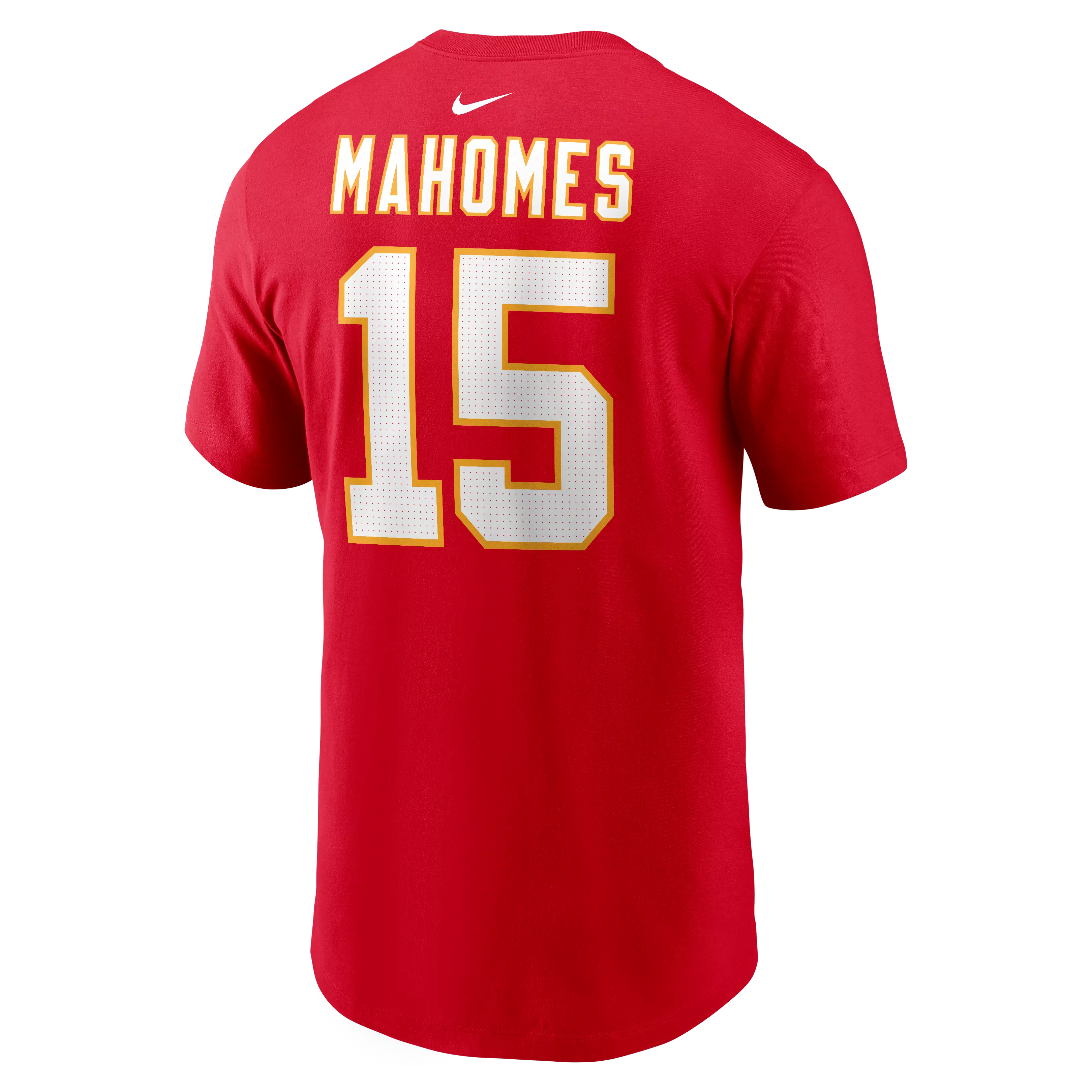 Nike Men's Patrick Mahomes Kansas City Chiefs '20 Name & Number Short Sleeve Top - RED