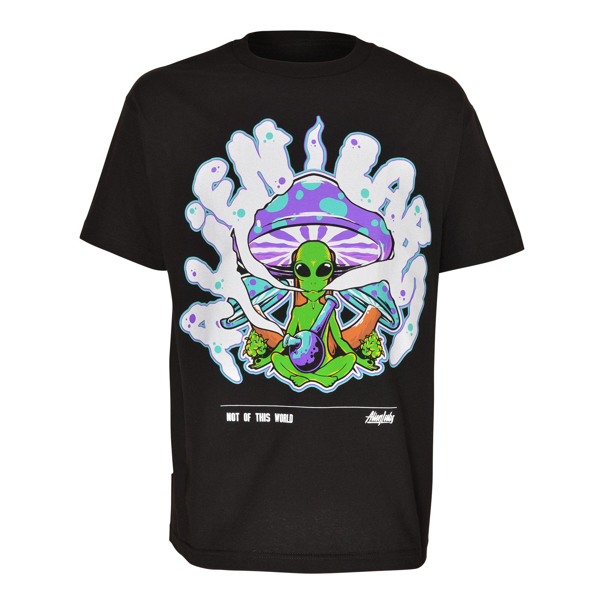 Alien Labs Men's Shroom Tee - Black - BLACK Thumbnail View 1