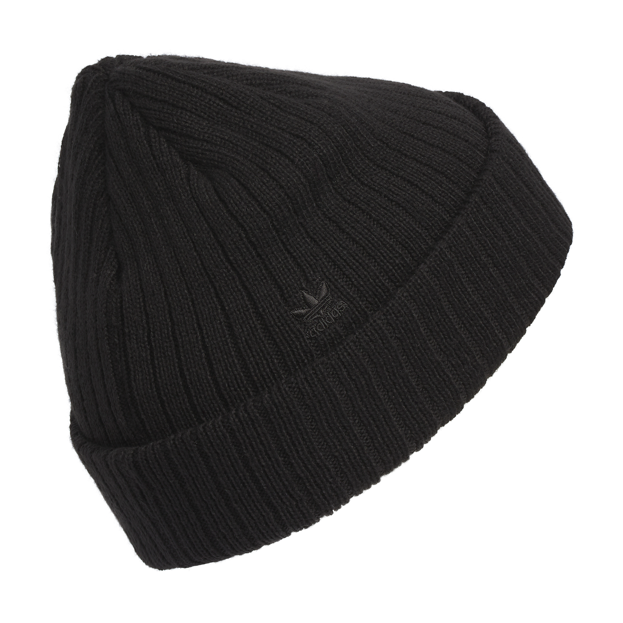 adidas Worldwide Trefoil Beanie - BLACK/WHITE Thumbnail View 2