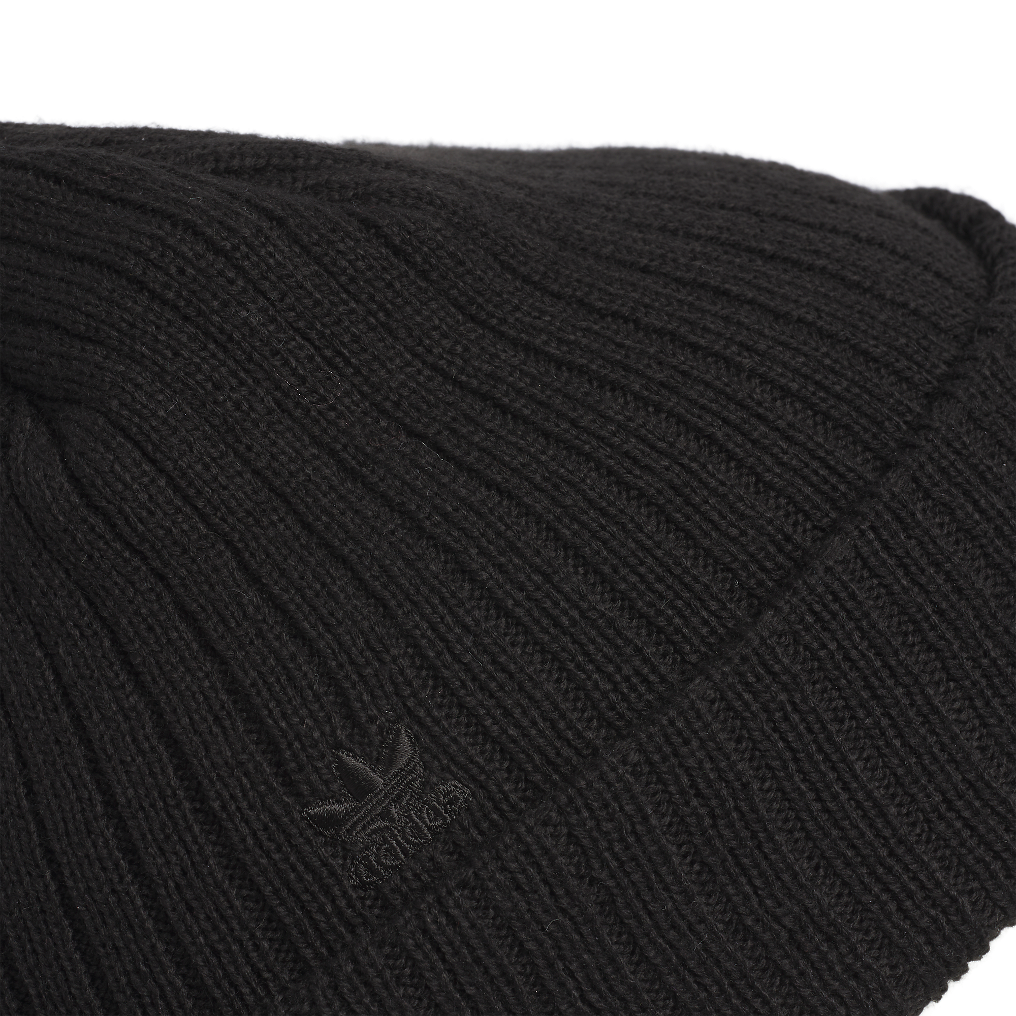 adidas Worldwide Trefoil Beanie - BLACK/WHITE Thumbnail View 6