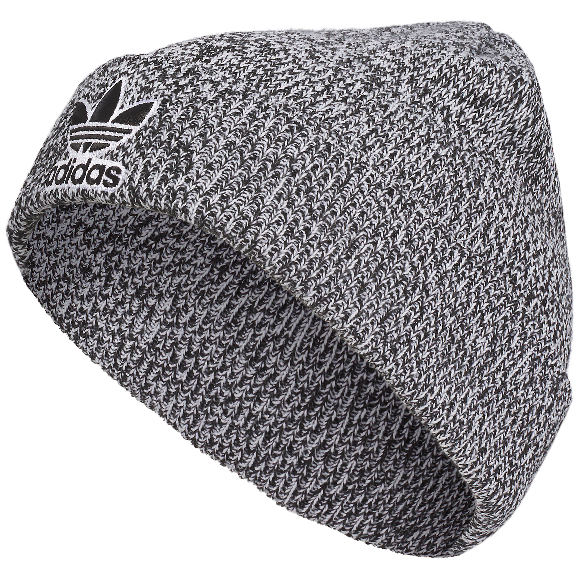 adidas Originals Trefoil Beanie-Black/White - BLACK/WHITE Thumbnail View 3