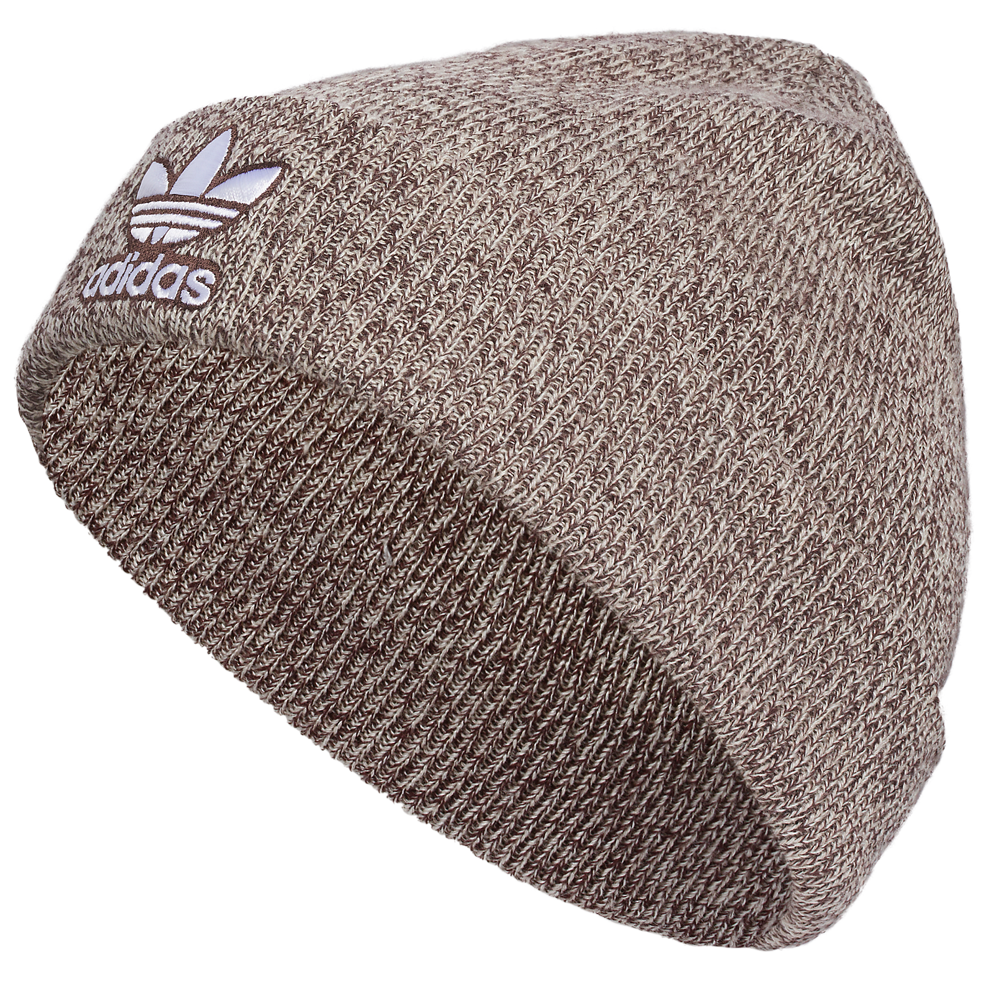 adidas Trefoil Beanie-Beige - BROWN Thumbnail View 4