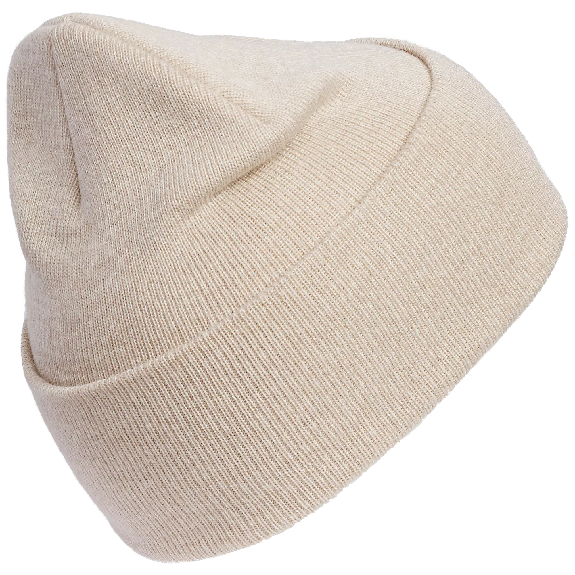 adidas Oversize Cuff Trefoil Beanie - BEIGE