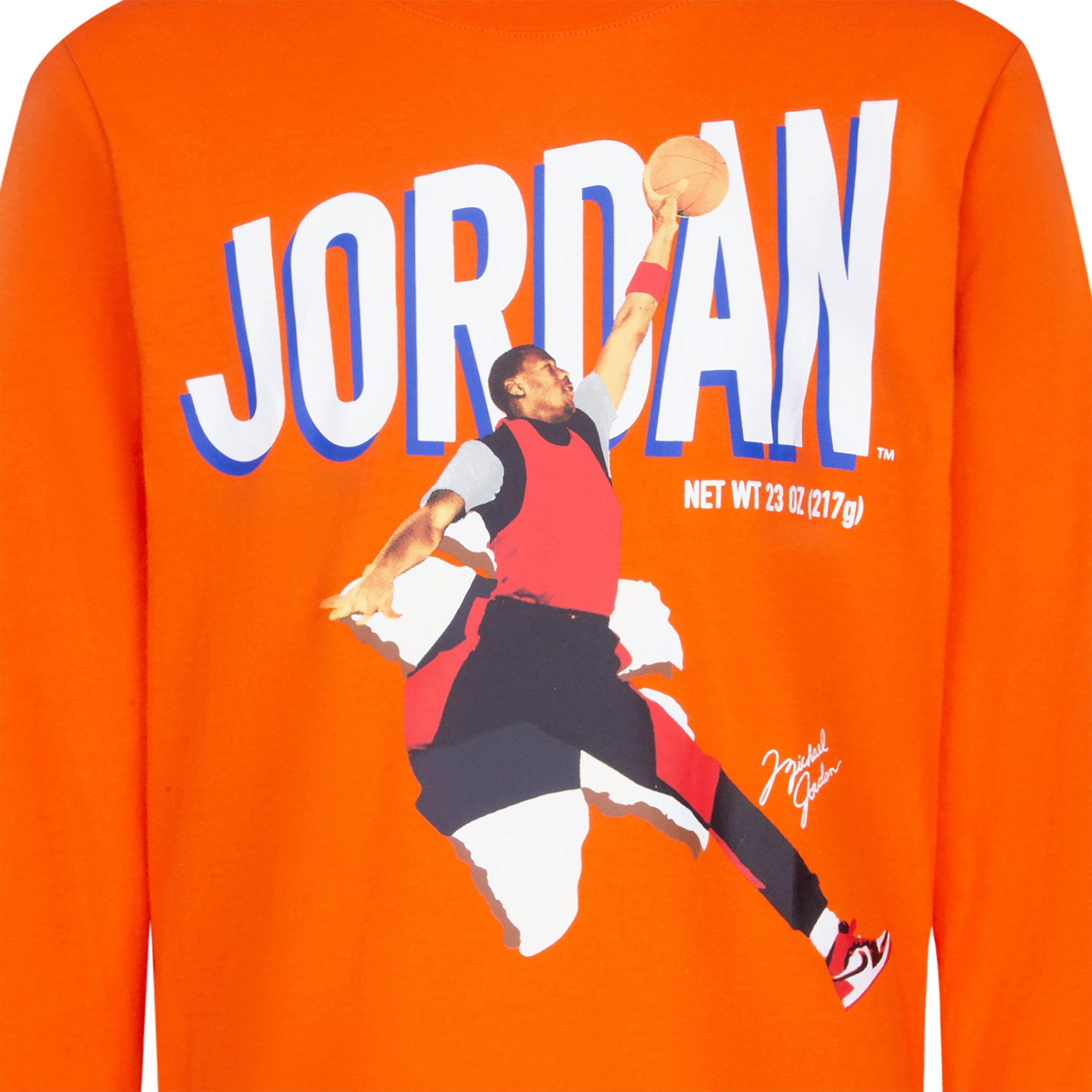 Jordan Big Boys' Level Up Longsleeve Tee - Hibbett