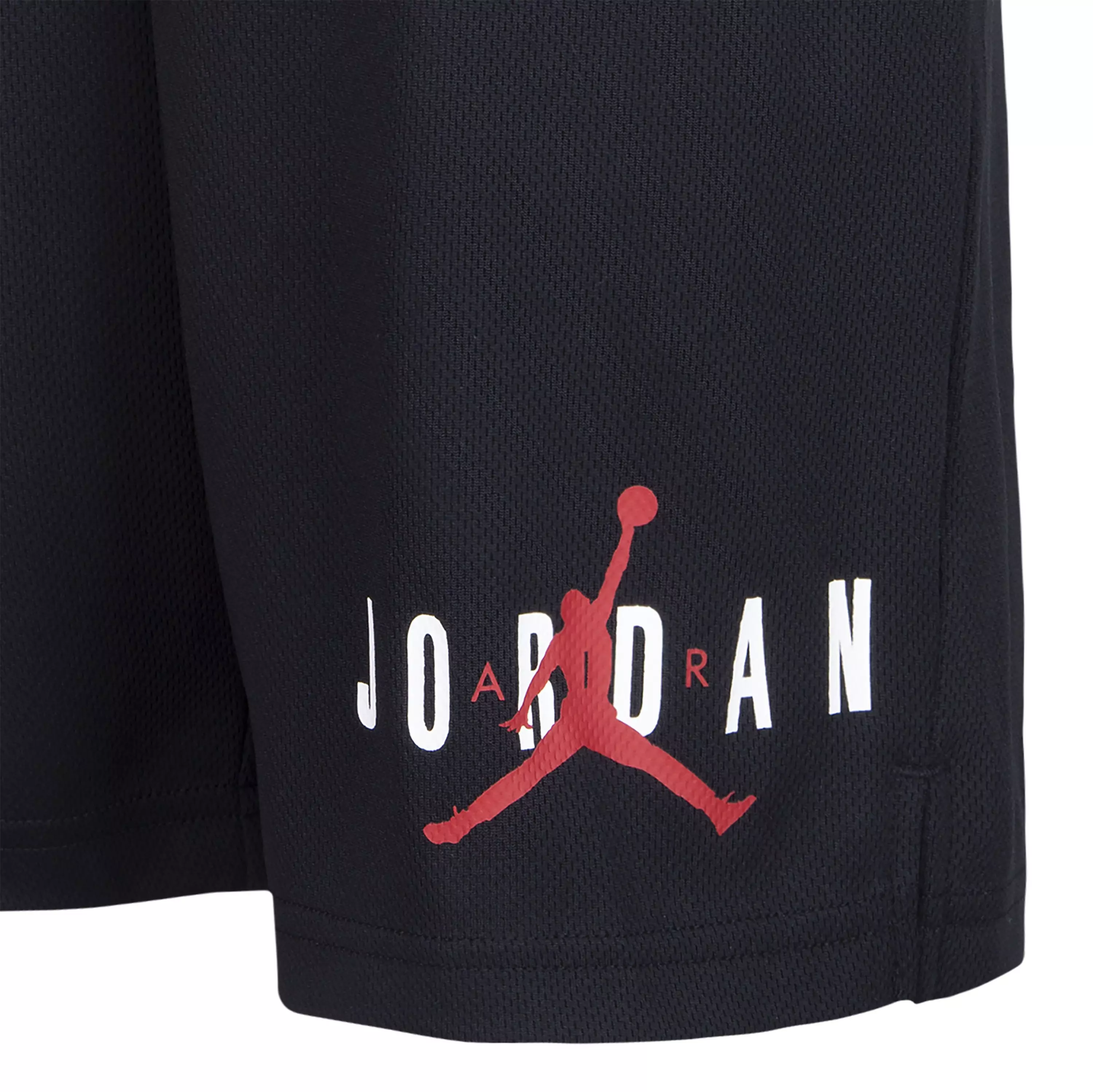 Jordan Big Boys' Essentials Mesh Shorts - Black - BLACK