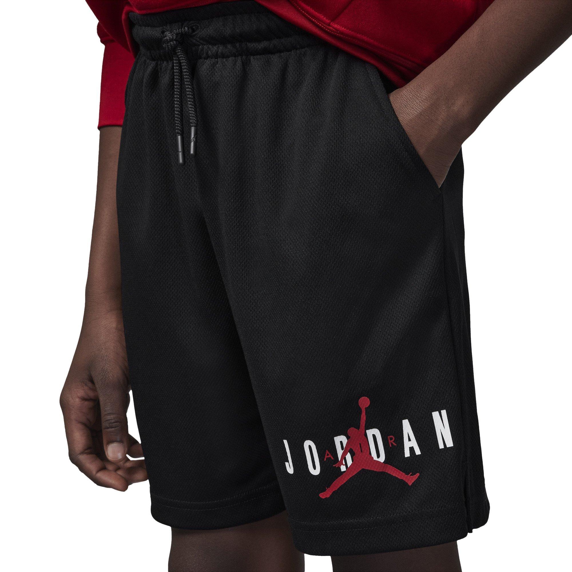 Jordan Essentials Mesh Big Boys' Black Shorts