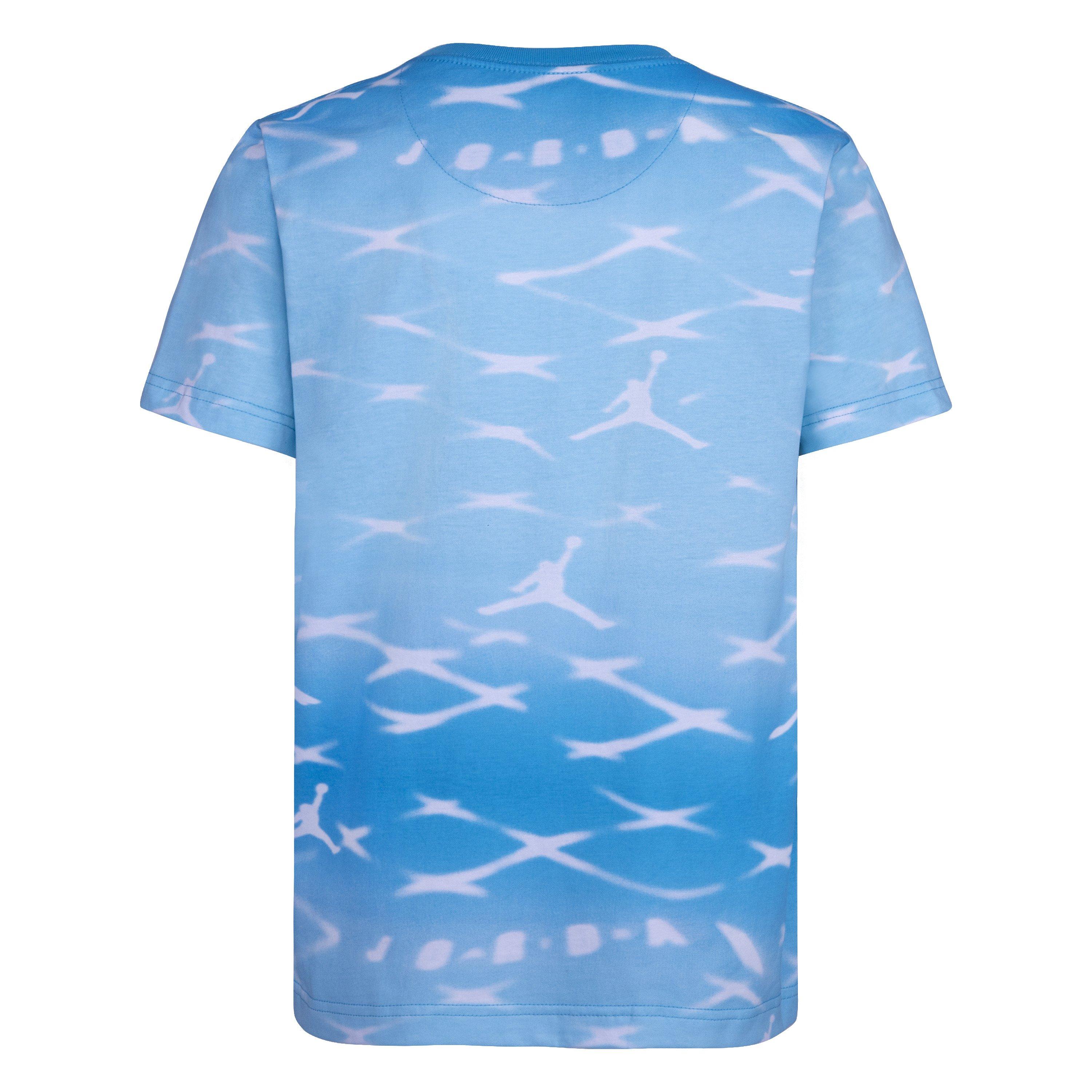 Jordan Essentials Printed Big Boys' Blue Tee