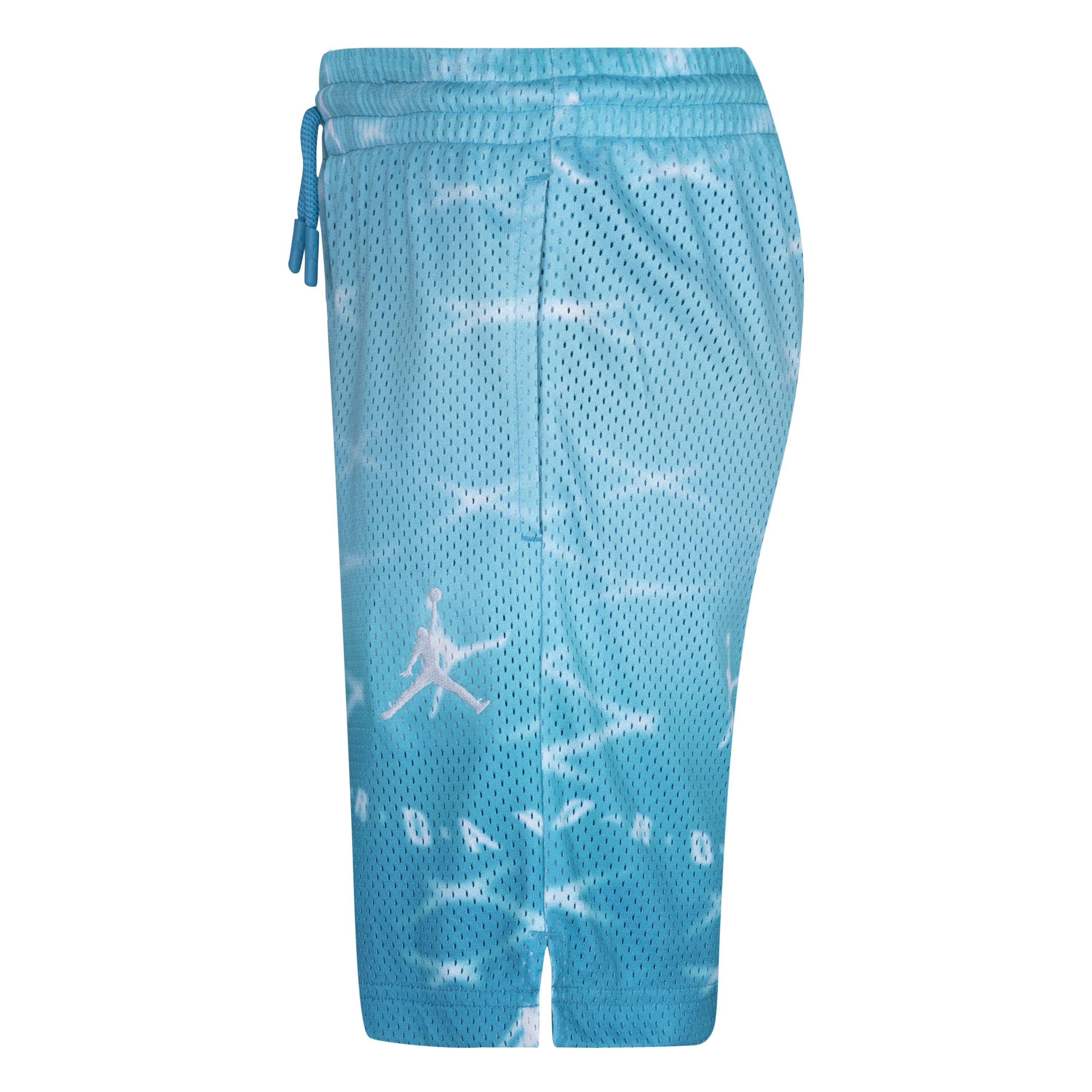 Jordan Big Boys' Essentials Printed Shorts - BLUE Thumbnail View 10