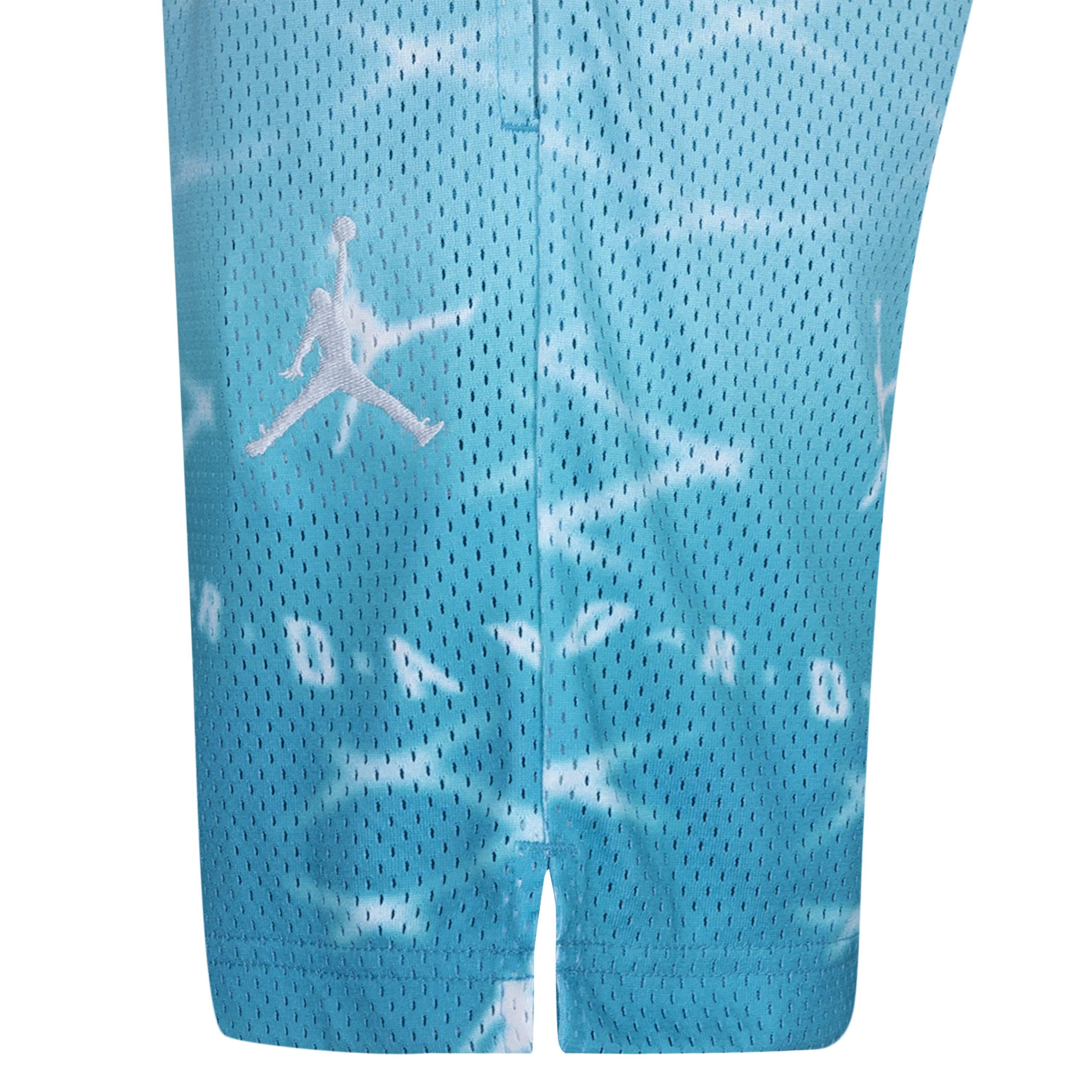 Jordan Big Boys' Essentials Printed Shorts - BLUE Thumbnail View 12