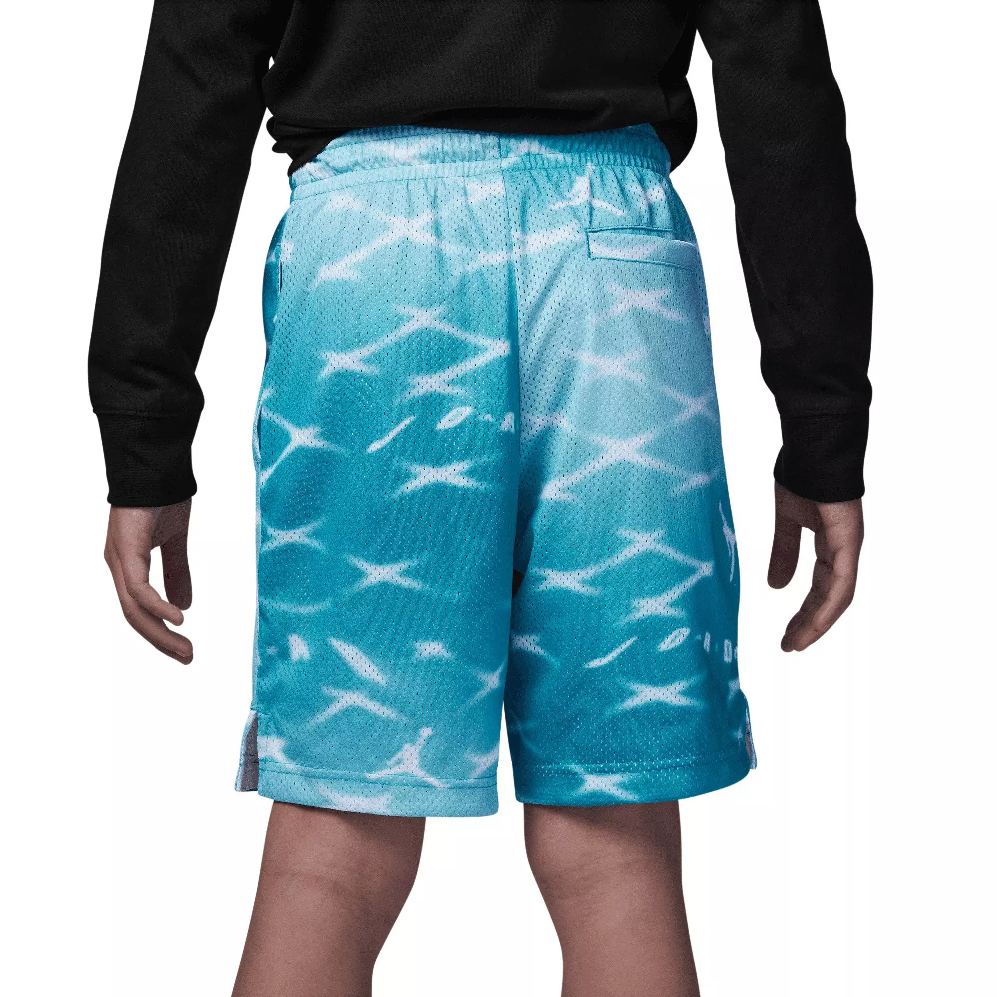 Jordan Big Boys' Essentials Printed Shorts - BLUE