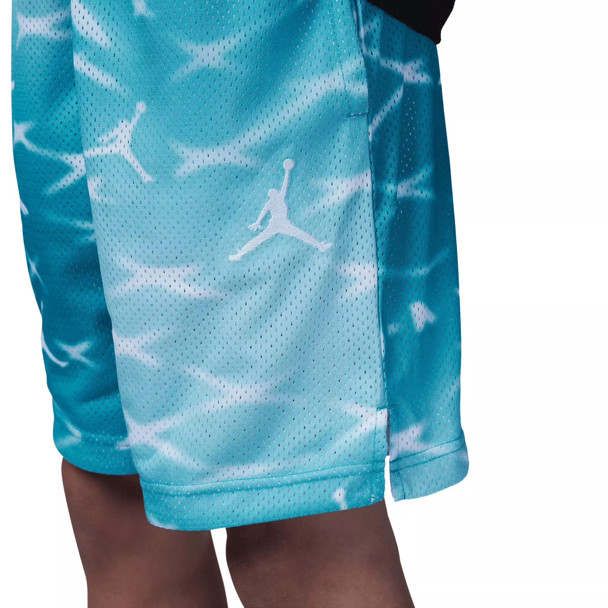 Jordan Big Boys' Essentials Printed Shorts - BLUE