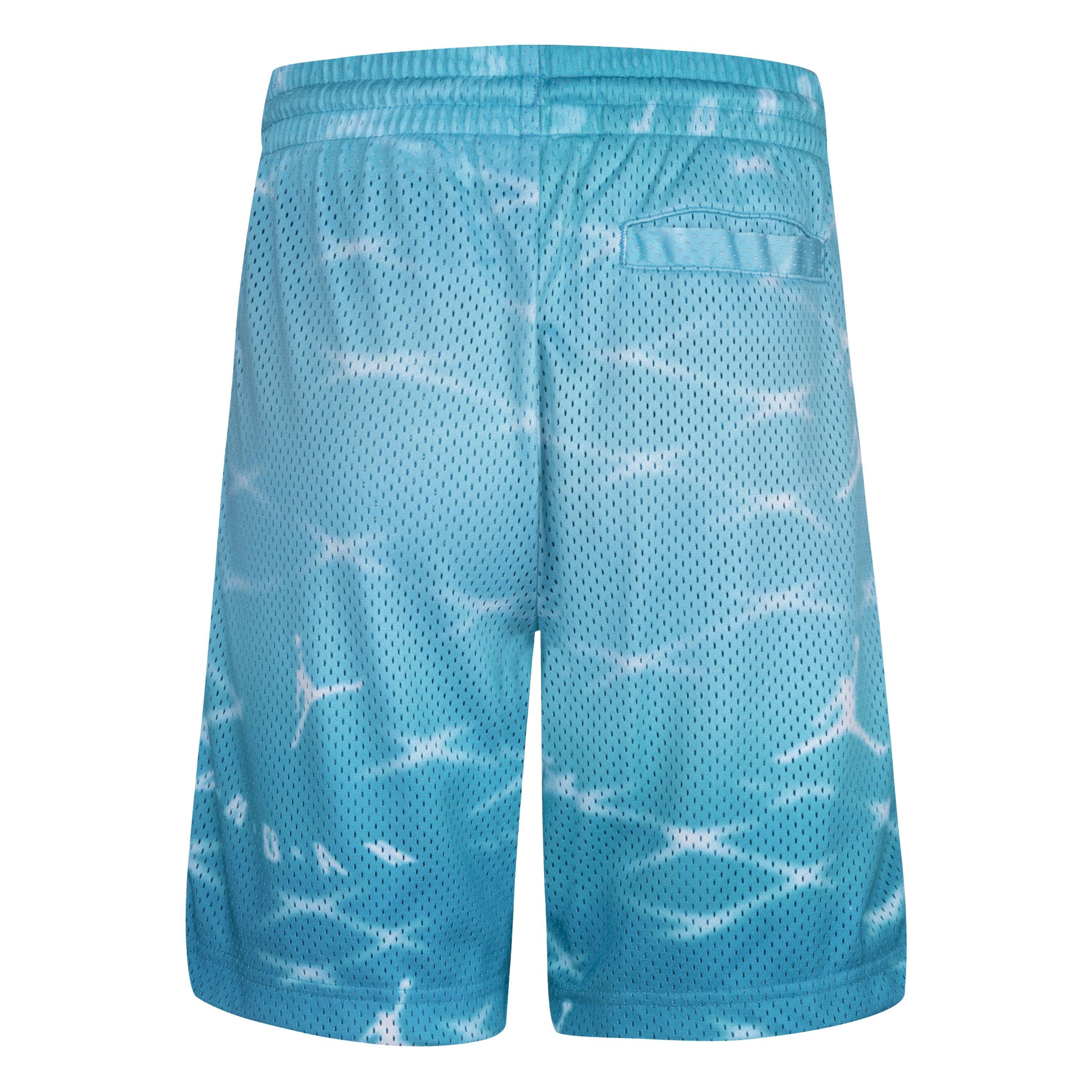 Jordan Big Boys' Essentials Printed Shorts - BLUE Thumbnail View 9