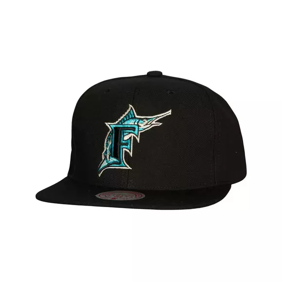 Mitchell & Ness Florida Marlins Classic Cooperstown Snapback-Black